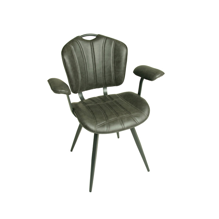 Austin Grey Set of Two Carver Dining Chairs
