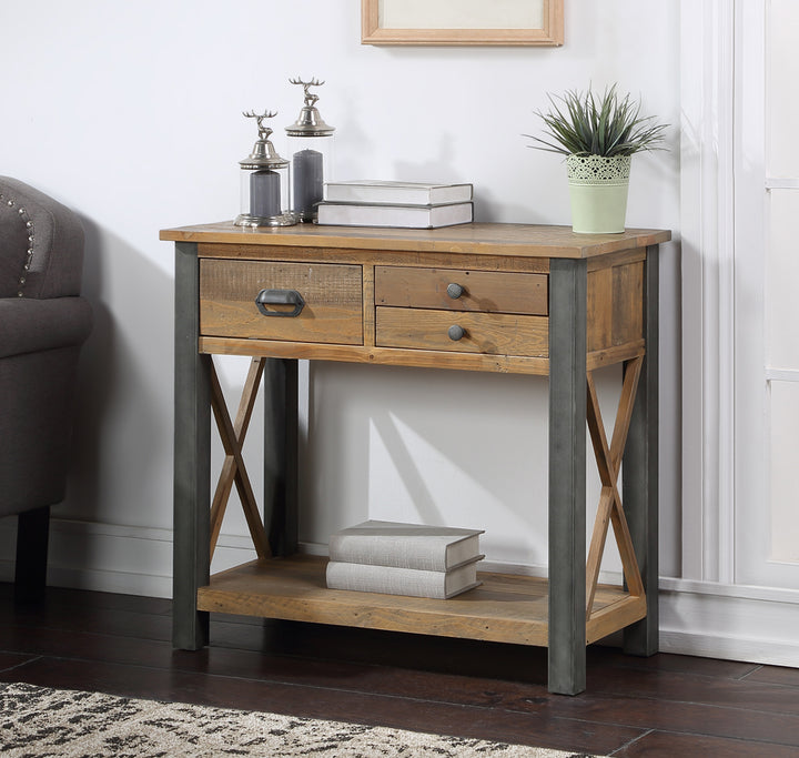 Harringay Reclaimed Wood Small Console Table - The Orchard Home and Gifts
