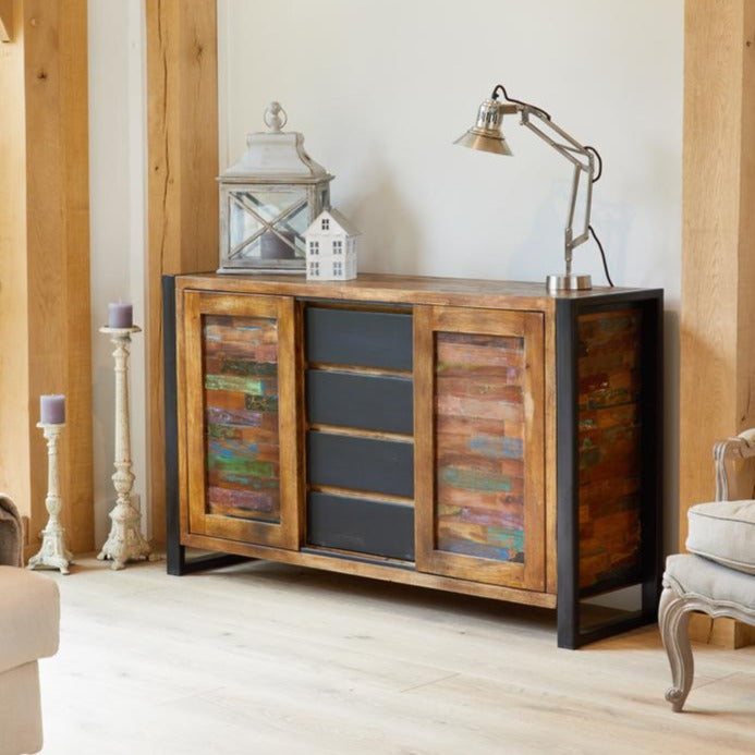 Shoreditch Four Drawer Sideboard - The Orchard Home and Gifts