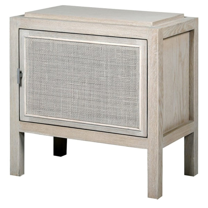 Marco White Wash Rattan Right Bedside Cabinet