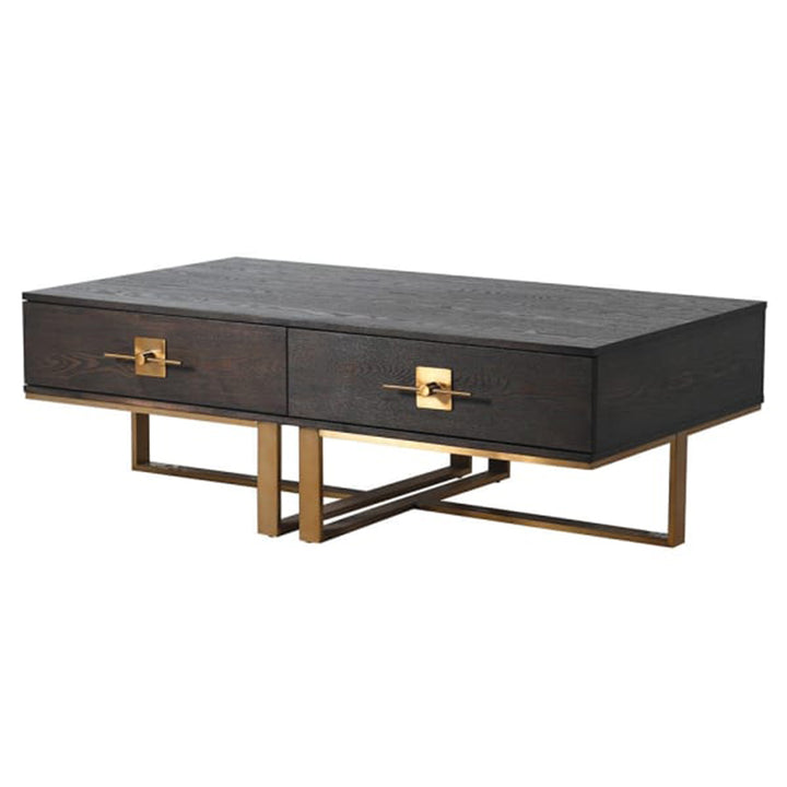Tobacco Two Drawer Coffee Table