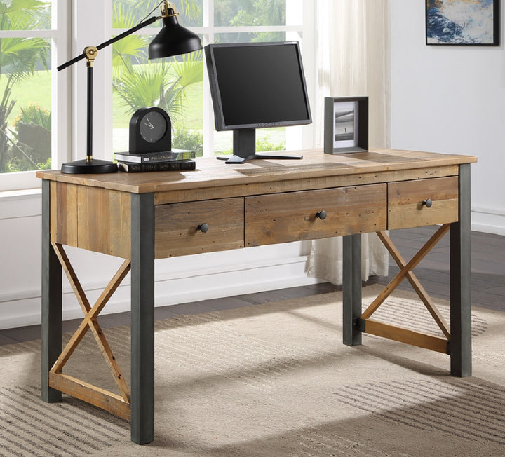 Harringay Reclaimed Wood Desk / Dressing Table - The Orchard Home and Gifts