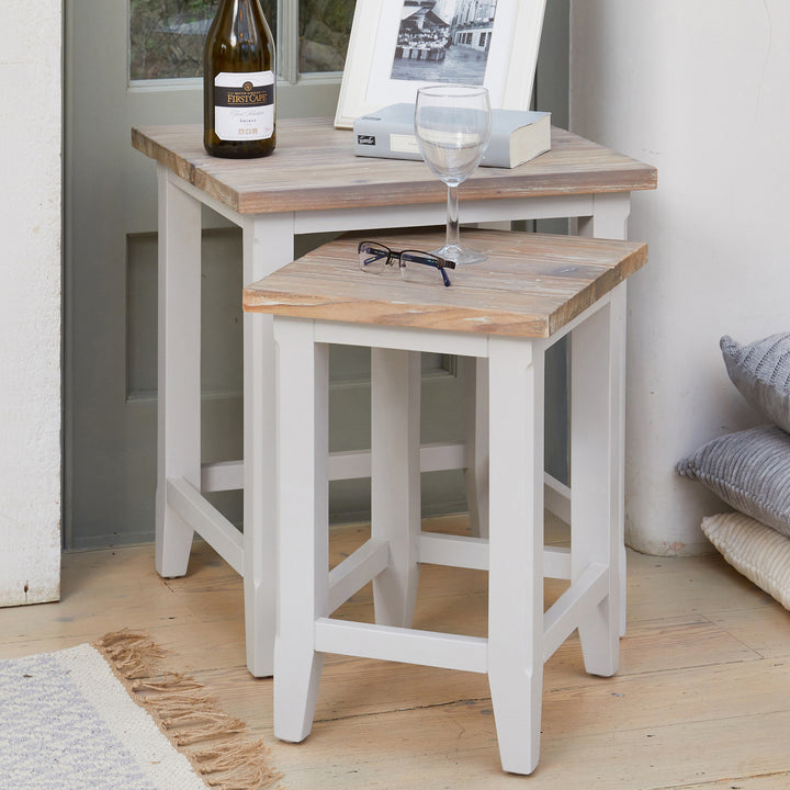 Ridley Grey Nest of Two Tables - The Orchard Home and Gifts