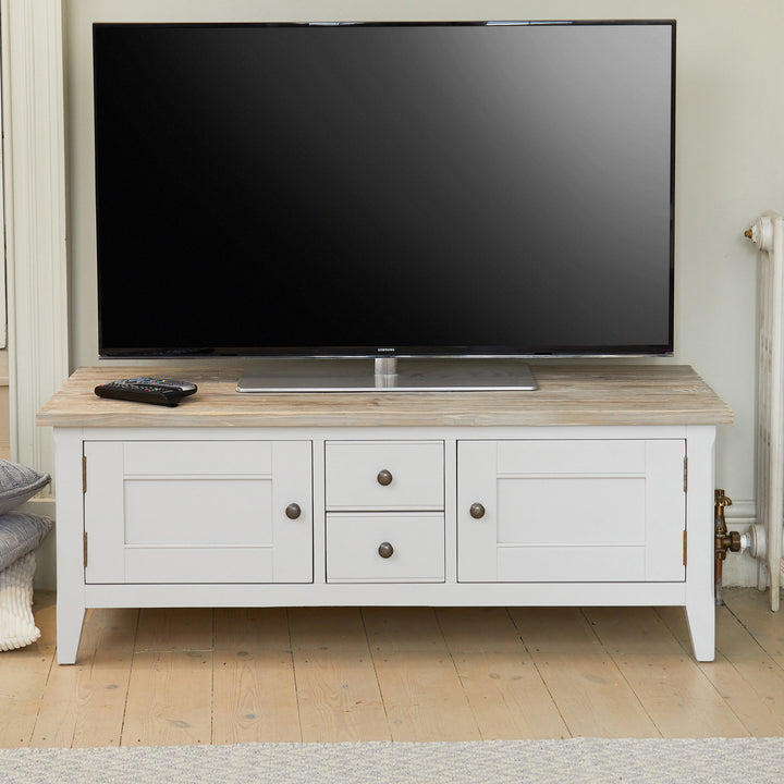Ridley Grey Widescreen Television Stand Cabinet - The Orchard Home and Gifts