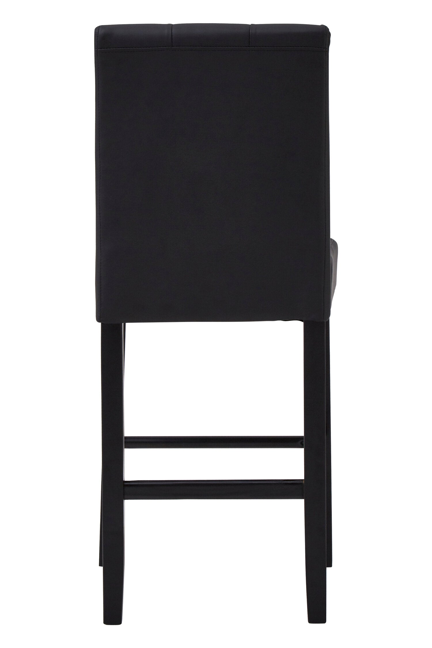 Mayfair Black Buttoned Padded Bar Stool - The Orchard Home and Gifts