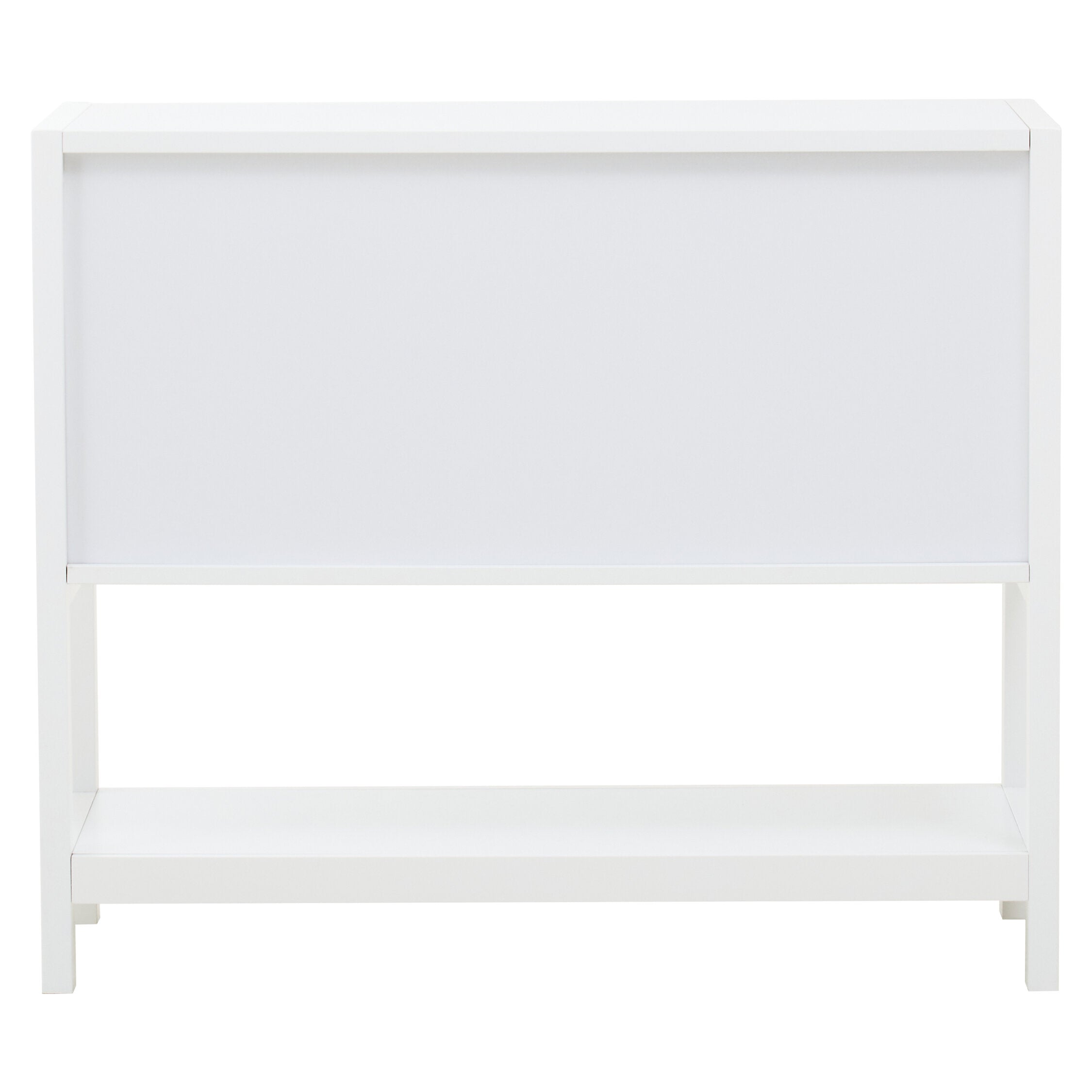 Herman White Wood and Rattan Two Door Small Sideboard - The Orchard Home and Gifts