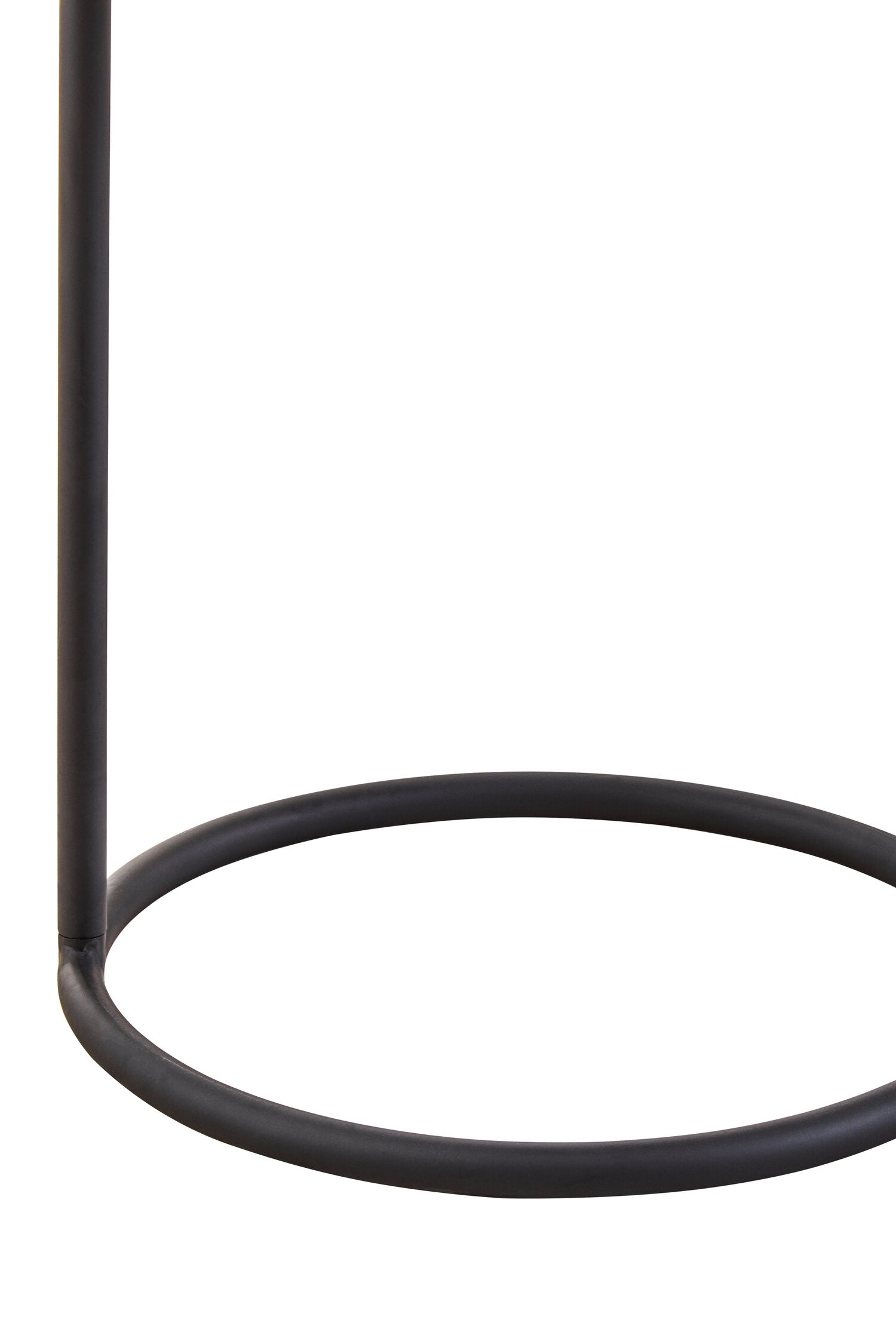 Minimalist Black Circular Side Table - The Orchard Home and Gifts