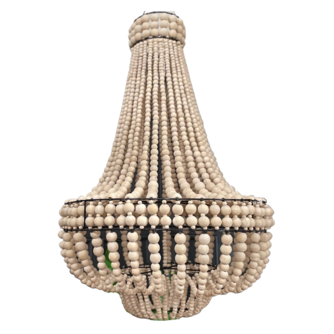 Lions Mane Bead Chandelier