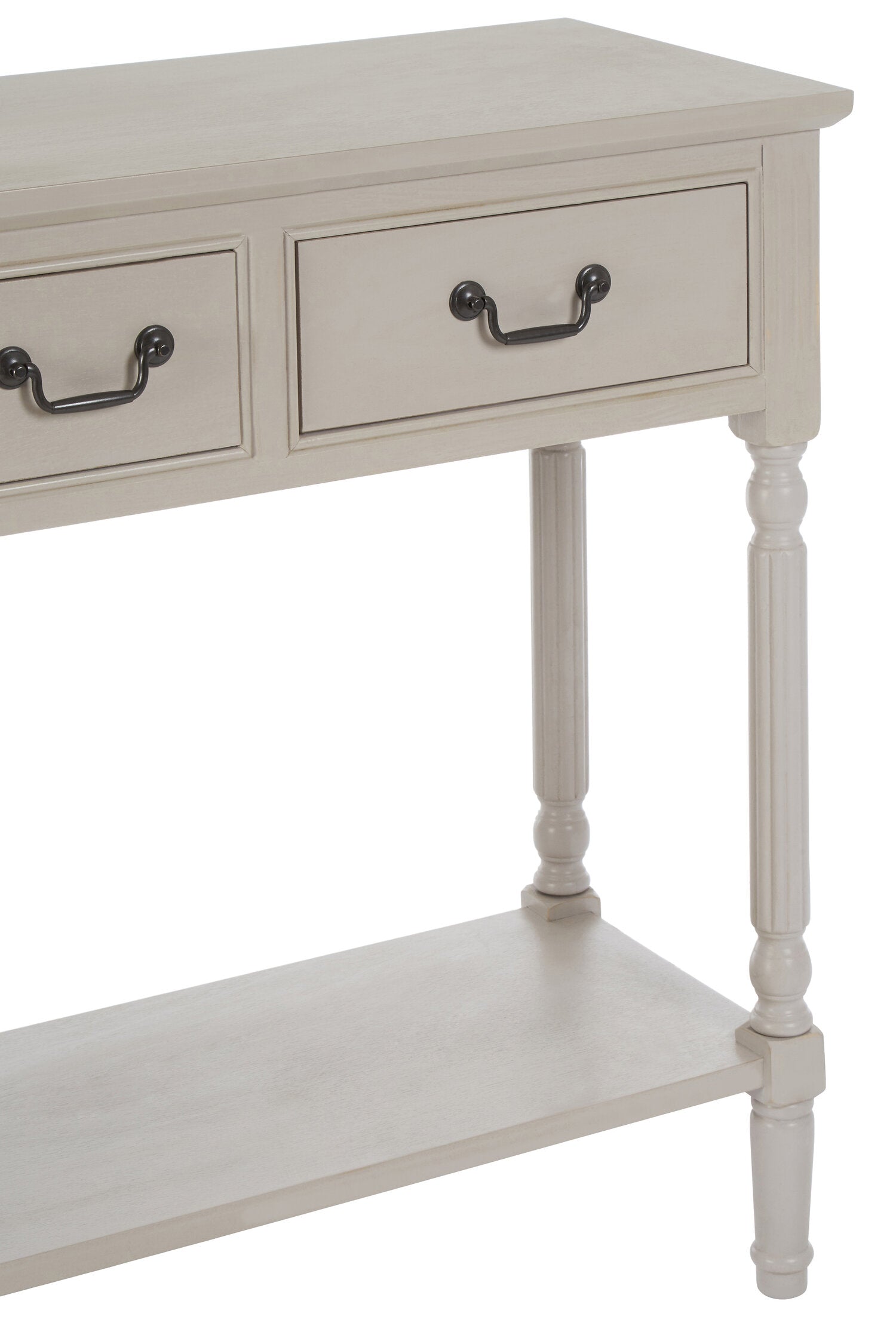 Grey Putty Three Drawer Console Table - The Orchard Home and Gifts