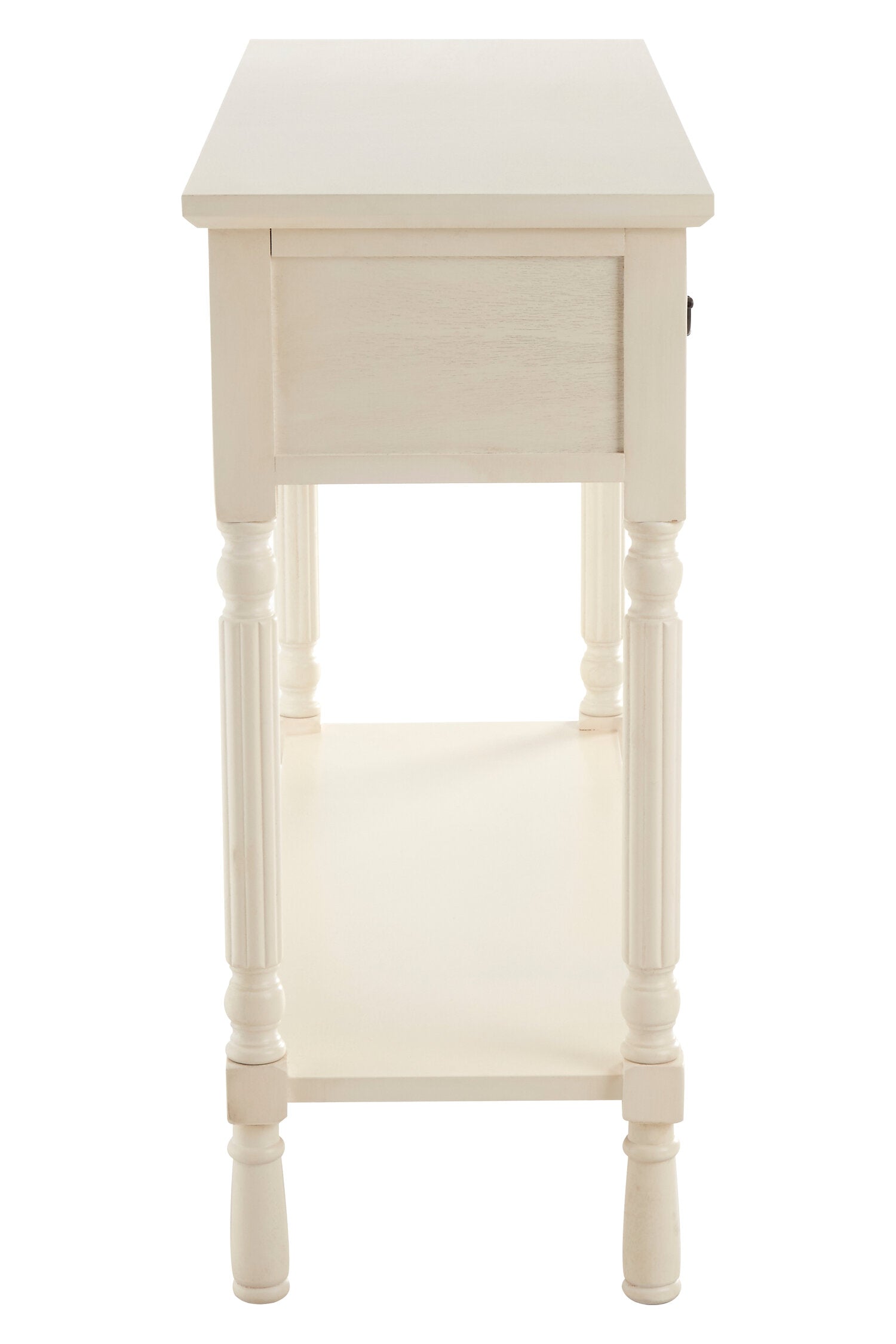 Vintage Ivory Three Drawer Console Table - The Orchard Home and Gifts