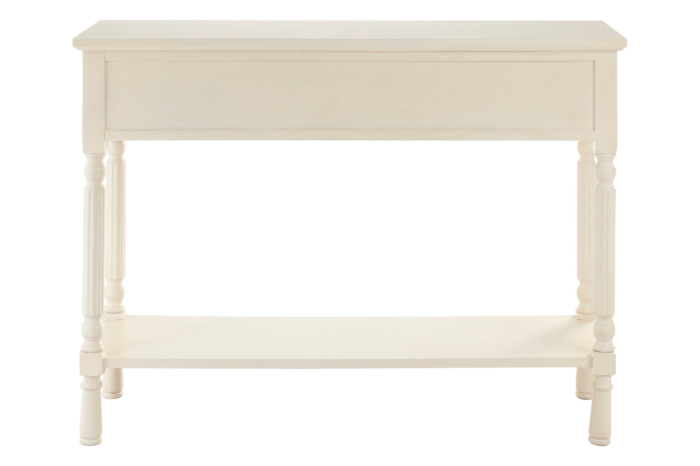 Vintage Ivory Three Drawer Console Table - The Orchard Home and Gifts