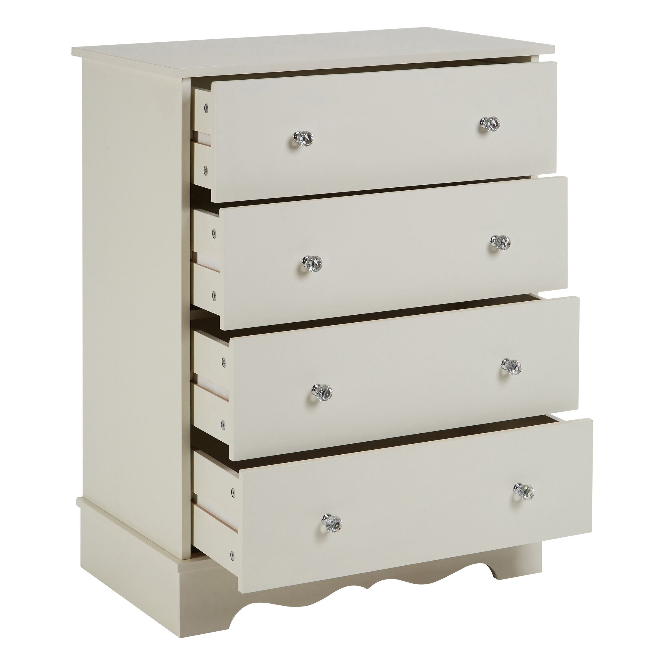 Classic Cream Four Drawer Chest of Drawers - The Orchard Home and Gifts