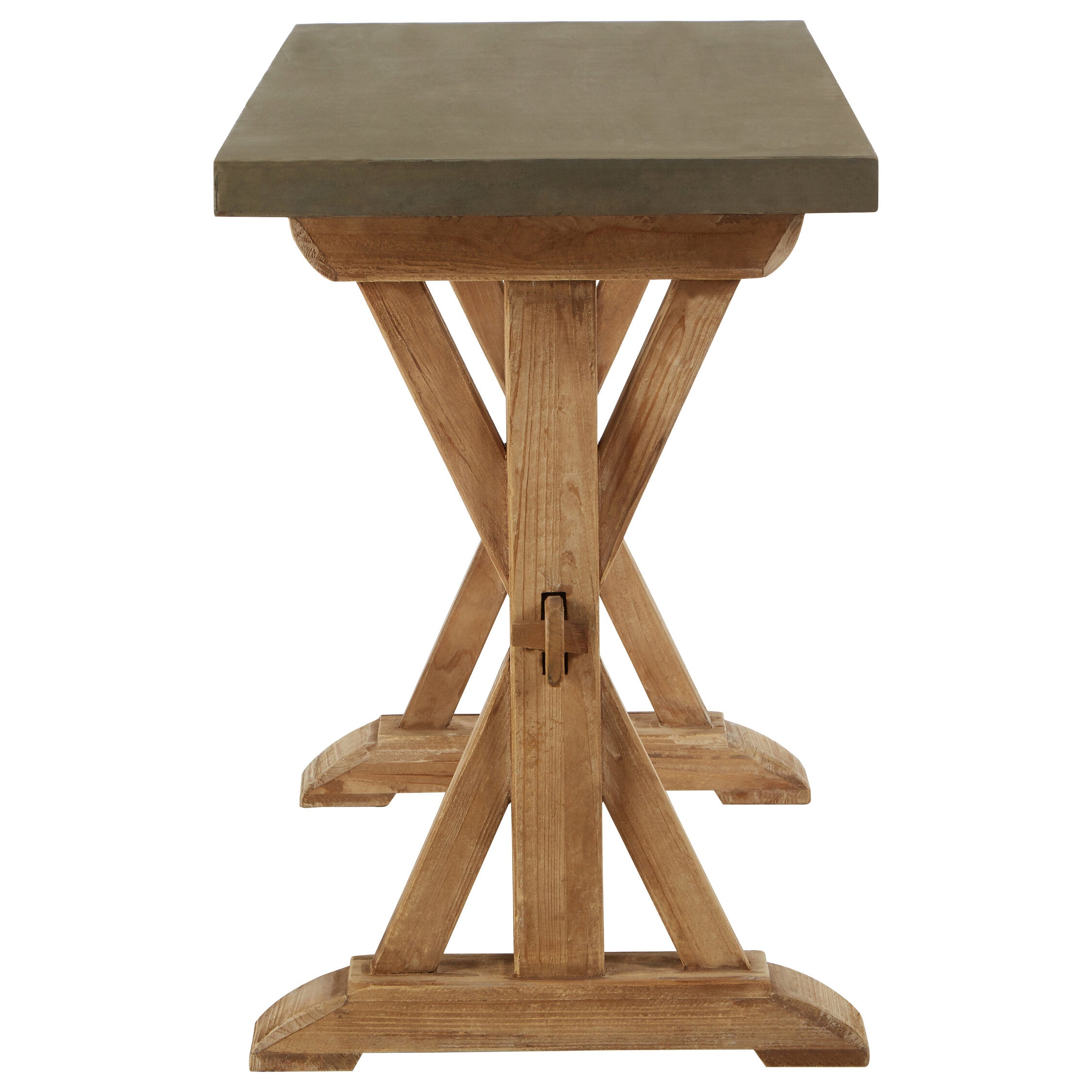 Natural Wood Grey Wash Console Table - The Orchard Home and Gifts