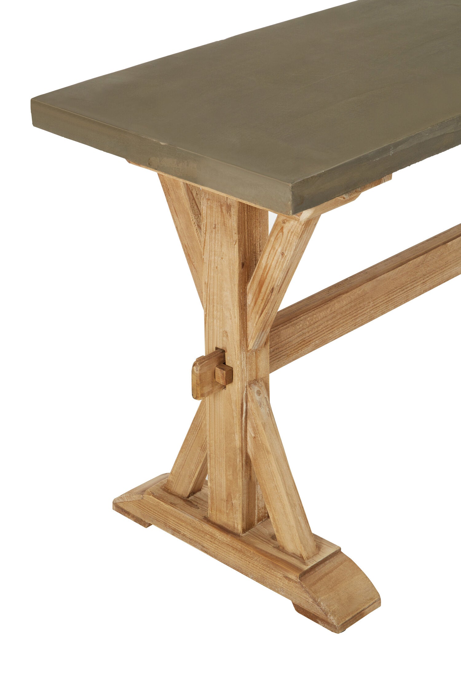 Natural Wood Grey Wash Console Table - The Orchard Home and Gifts