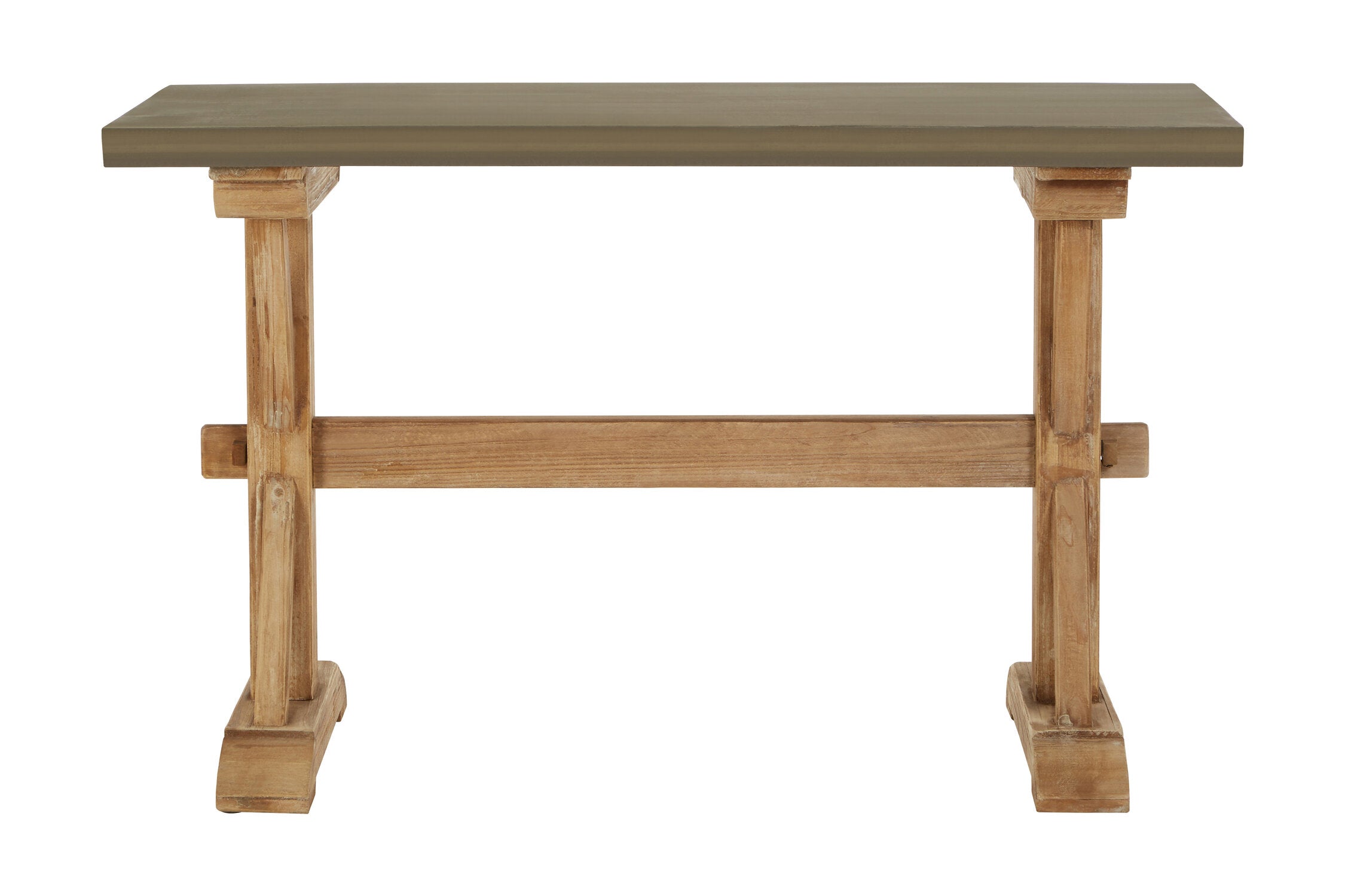 Natural Wood Grey Wash Console Table - The Orchard Home and Gifts