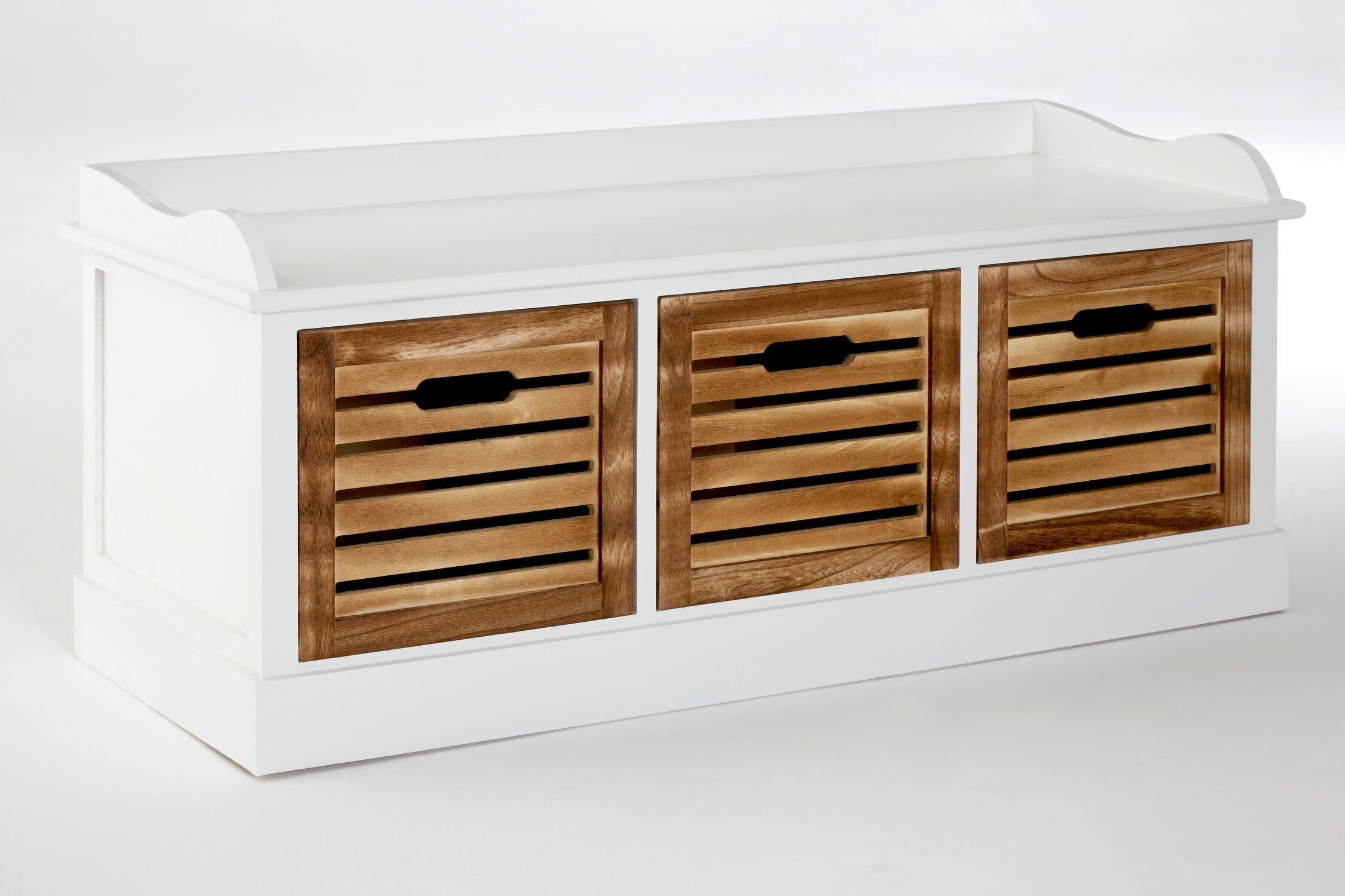 Costal Three Drawer Hallway Storage Bench - The Orchard Home and Gifts