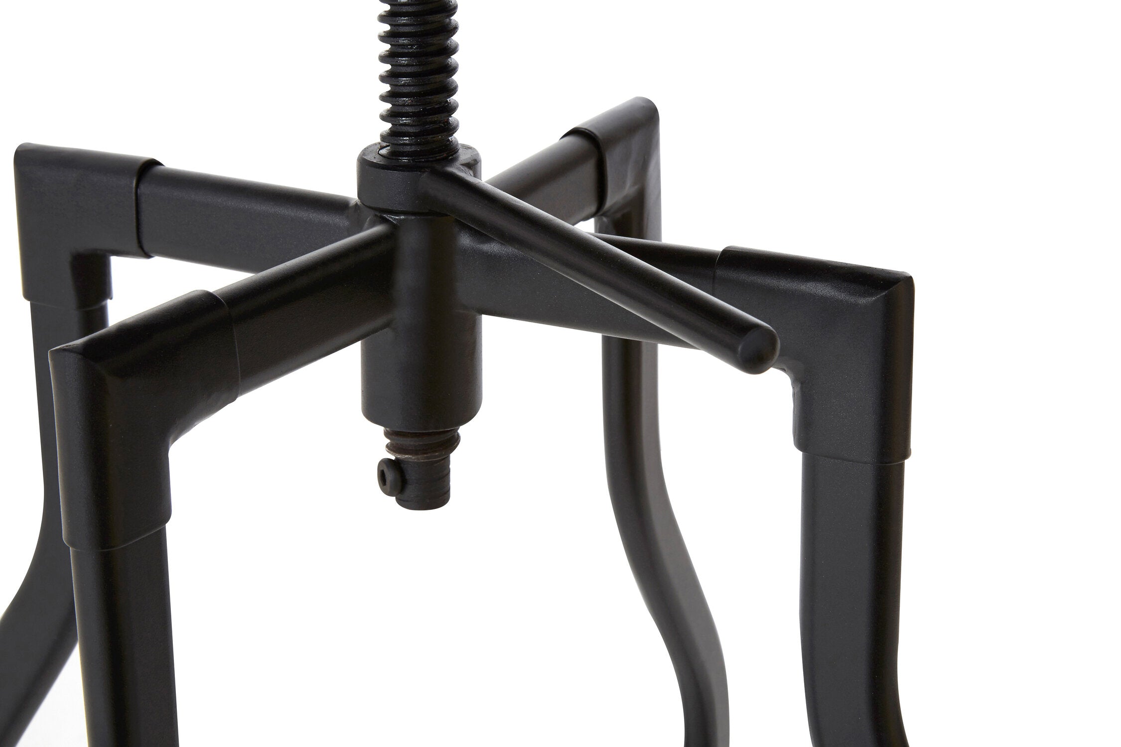 Black Metal Adjustable Bar Stool - The Orchard Home and Gifts