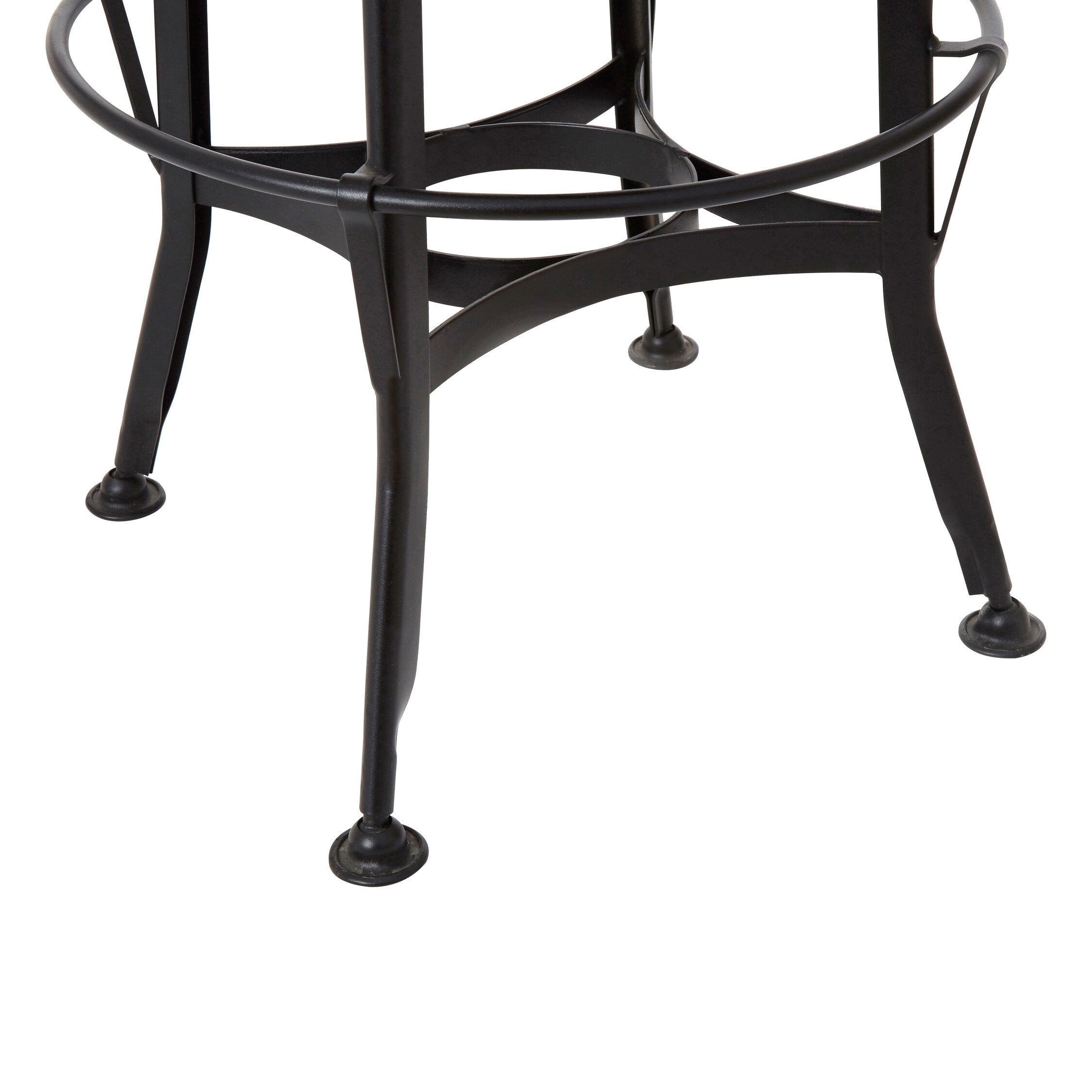 Iron and Wood Adjustable Bar Stool - The Orchard Home and Gifts