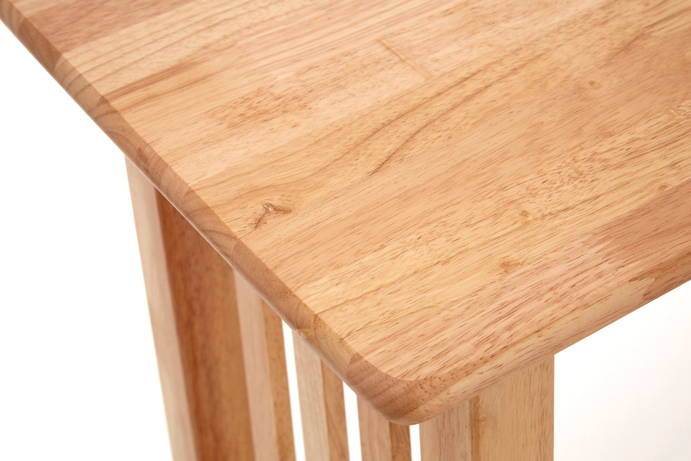 Natural Wood Slatted Console Table - The Orchard Home and Gifts