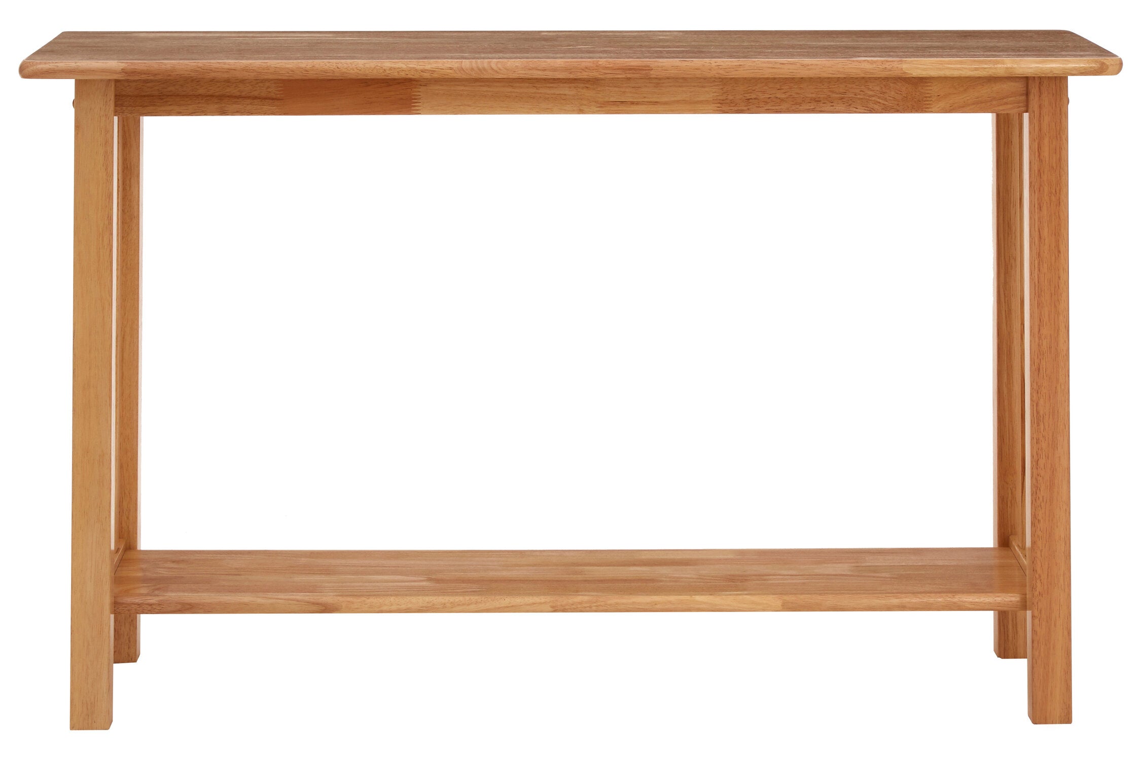 Natural Wood Slatted Console Table - The Orchard Home and Gifts