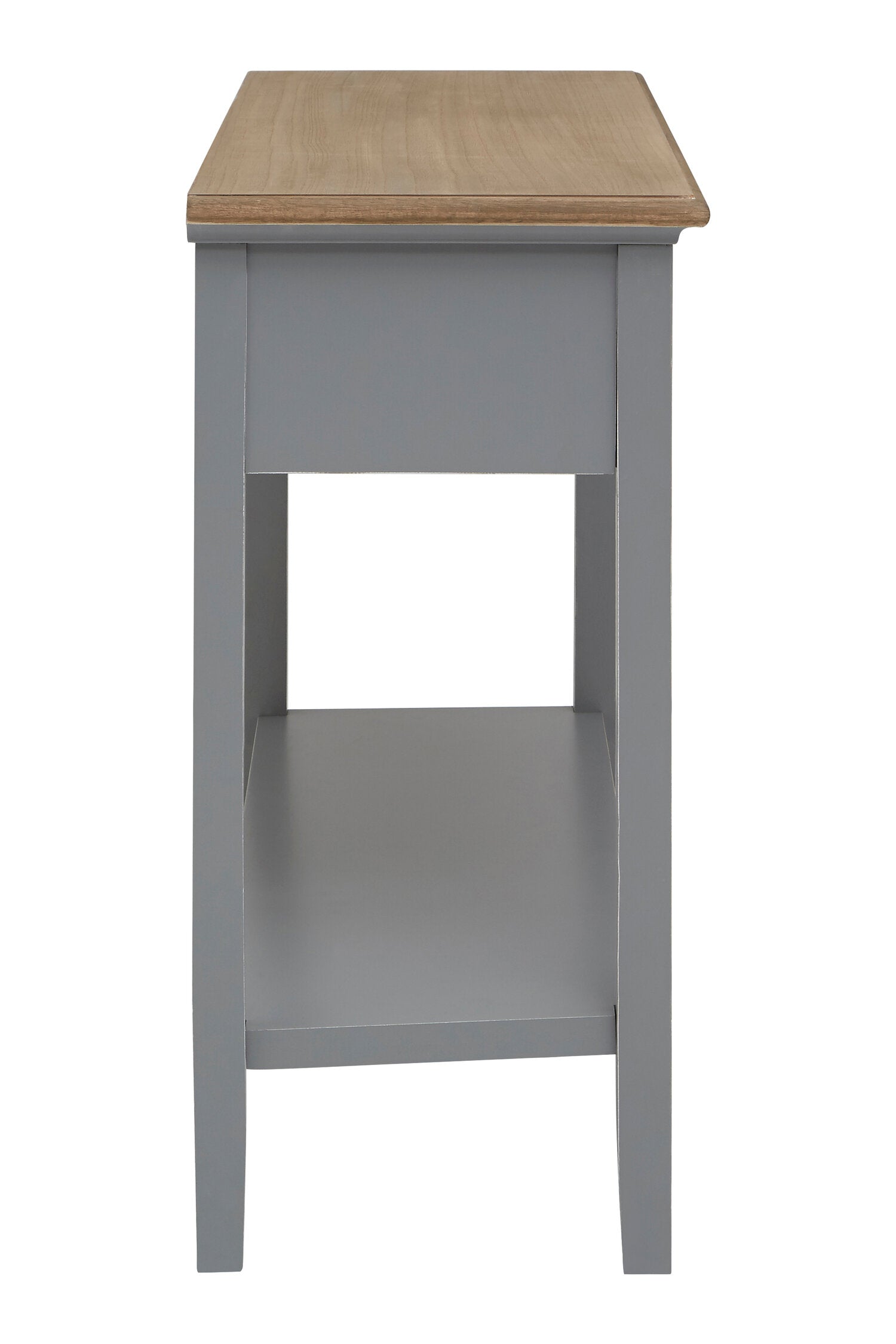 Windsor Grey Two Drawer Console Table - The Orchard Home and Gifts