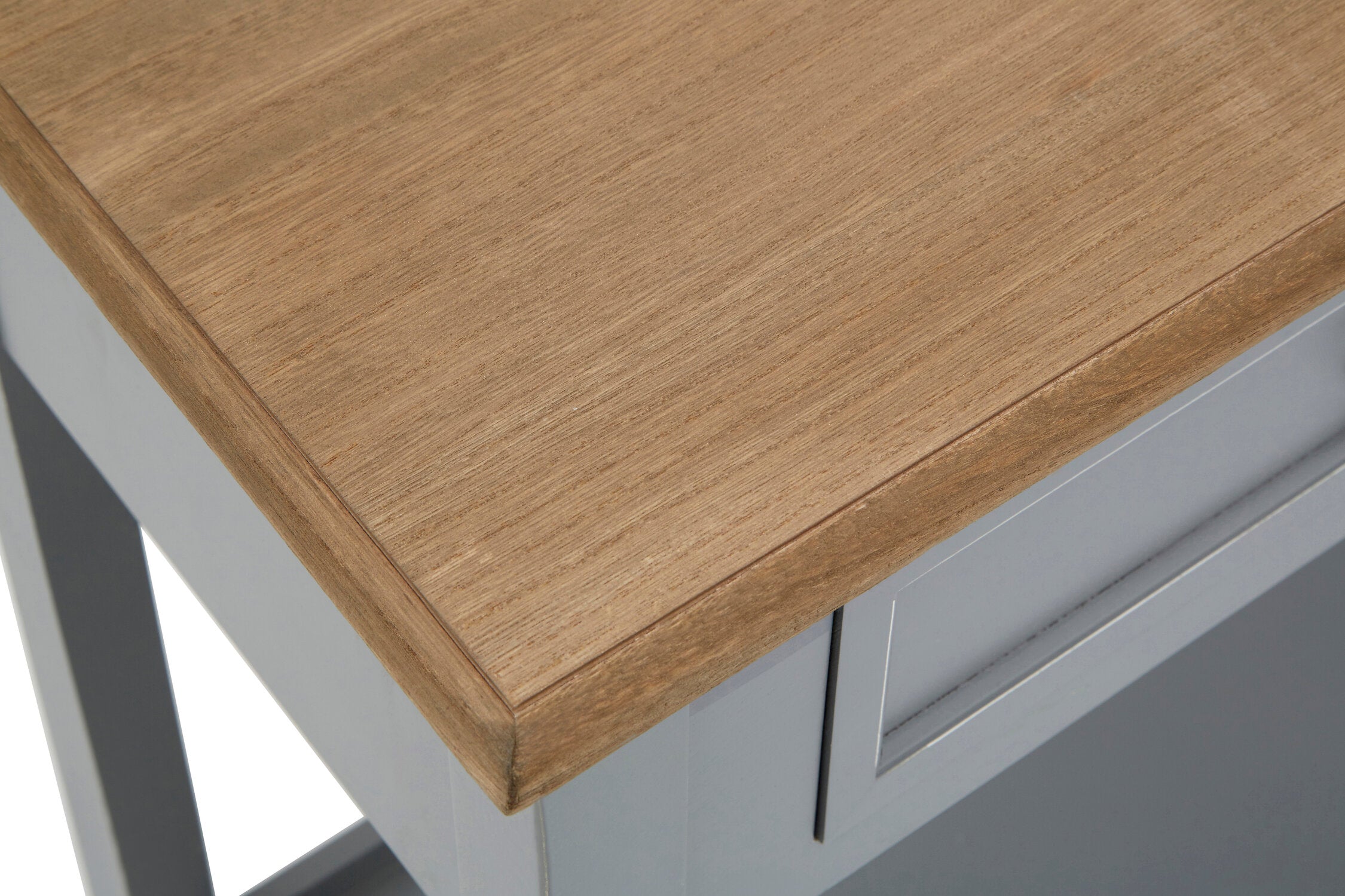 Windsor Grey Two Drawer Console Table - The Orchard Home and Gifts