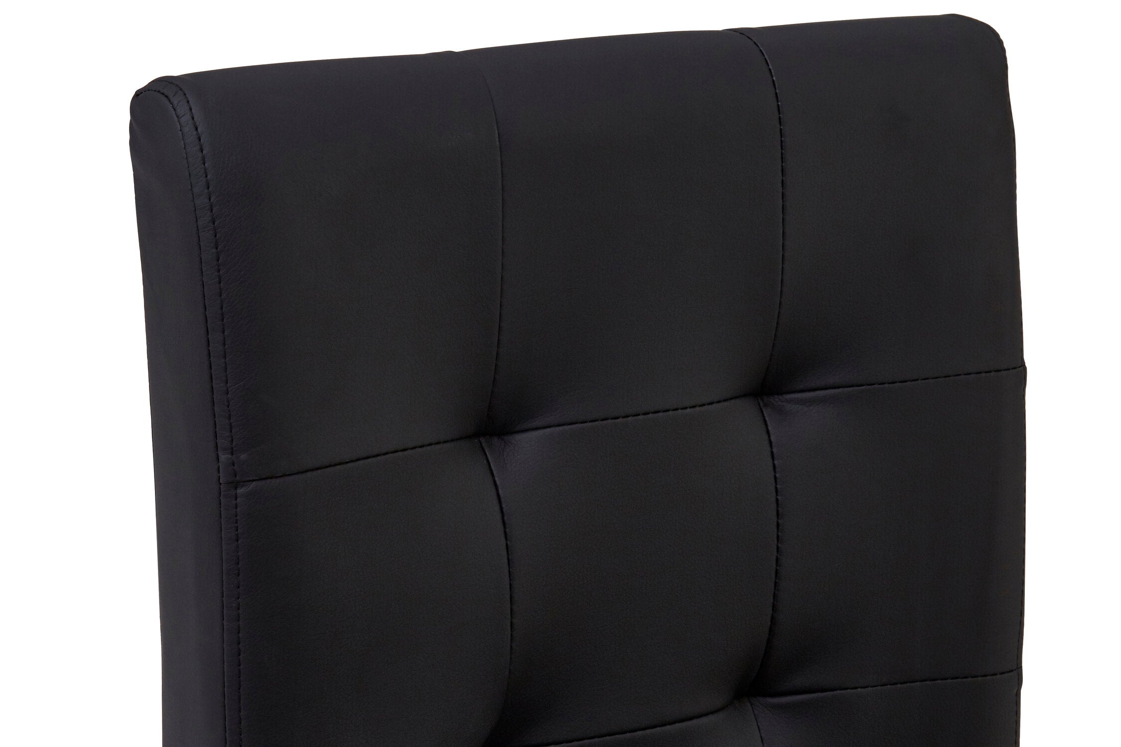 Mayfair Black Buttoned Padded Bar Stool - The Orchard Home and Gifts