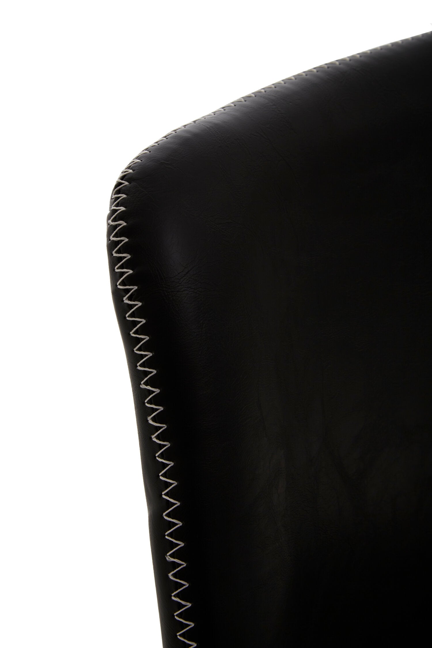 Morris Black PU Leather Swivel Office Chair - The Orchard Home and Gifts