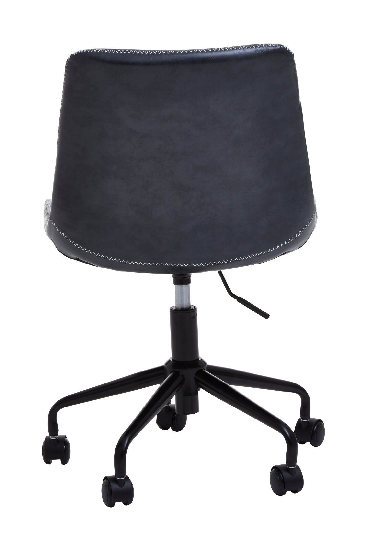 Morris Grey PU Leather Swivel Office Chair - The Orchard Home and Gifts