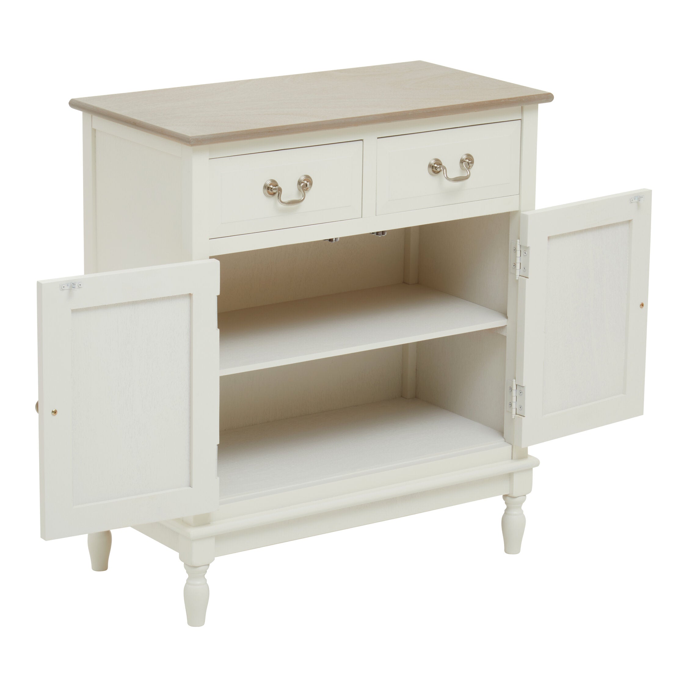 Country White Two Door Sideboard - The Orchard Home and Gifts