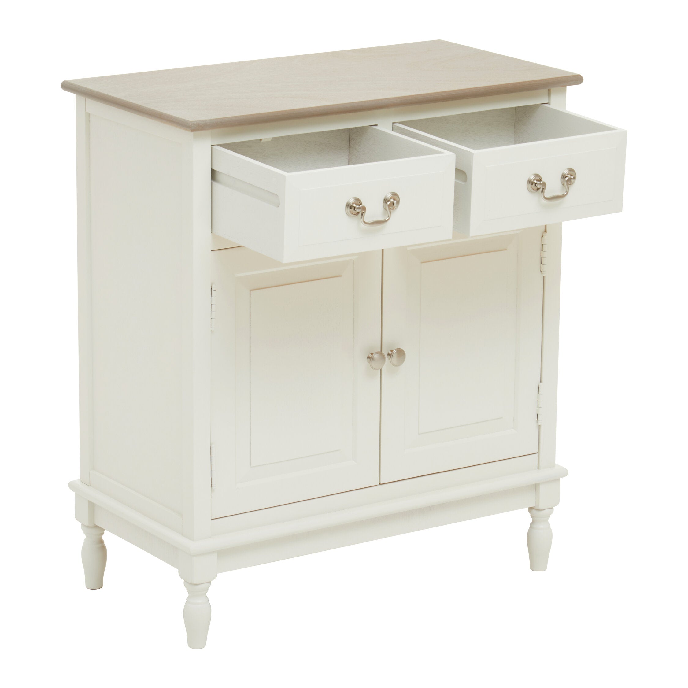 Country White Two Door Sideboard - The Orchard Home and Gifts