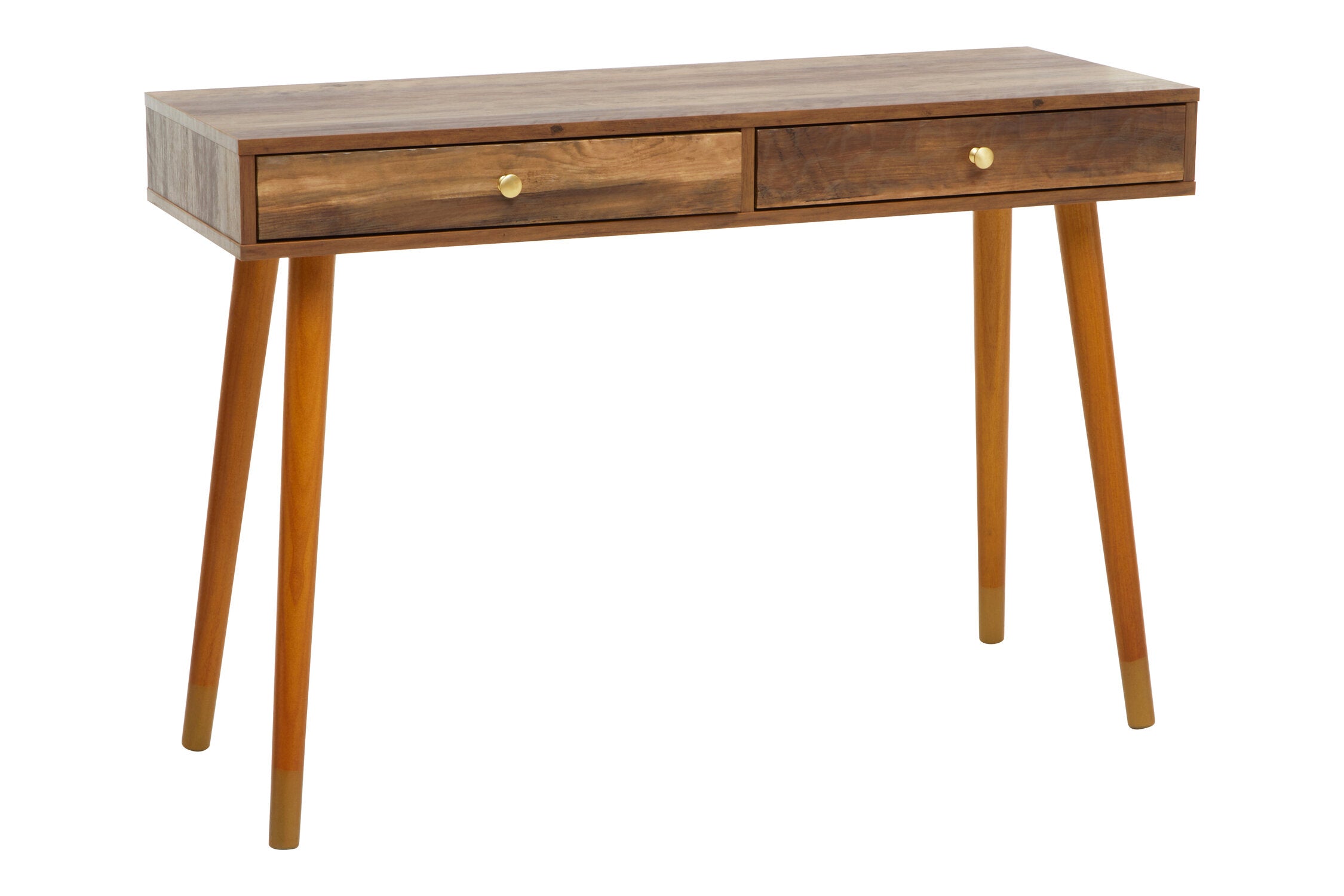 Malin Wood Veneer Two Drawer Console Table - The Orchard Home and Gifts