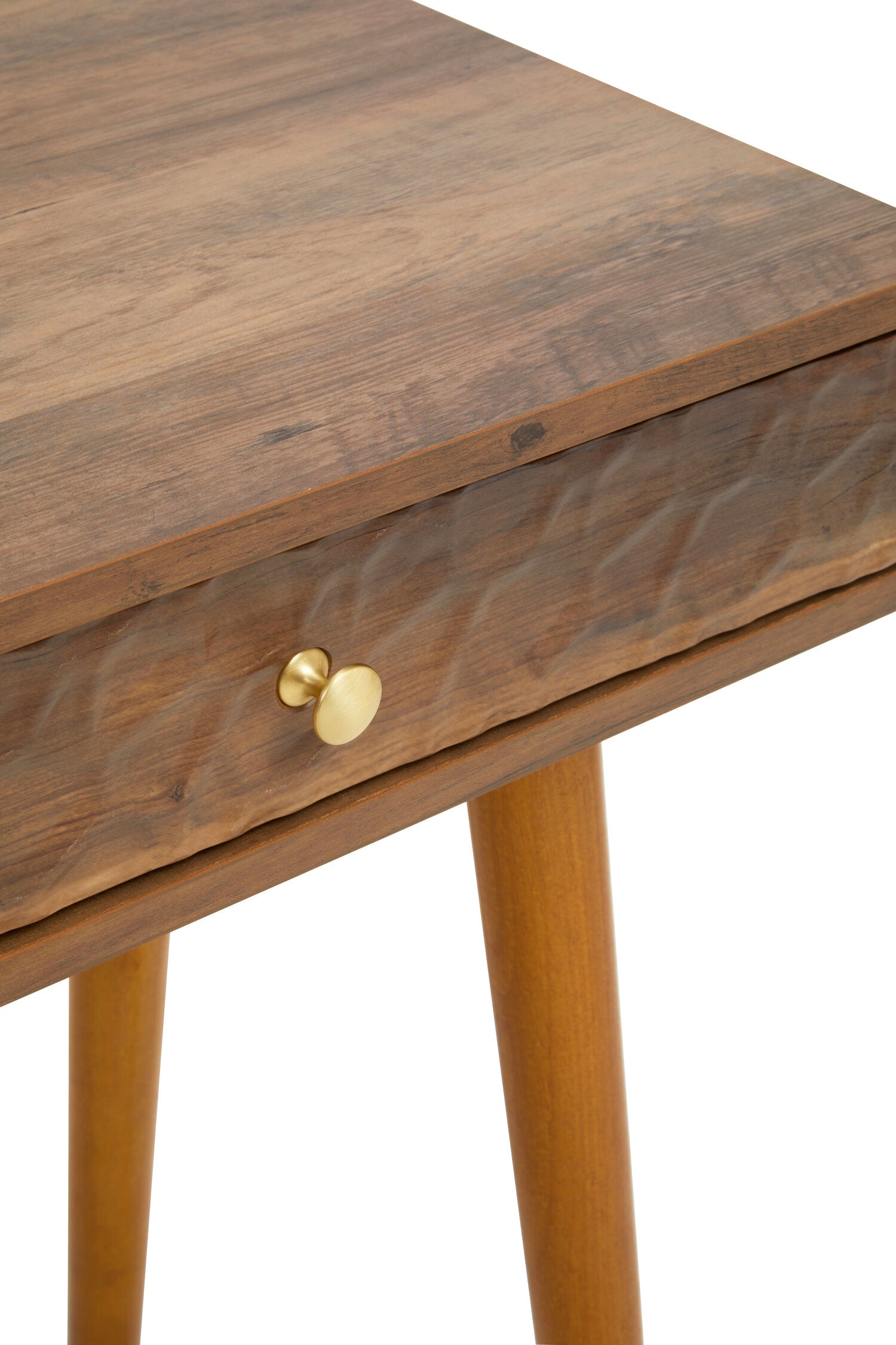 Malin Wood Veneer Two Drawer Console Table - The Orchard Home and Gifts