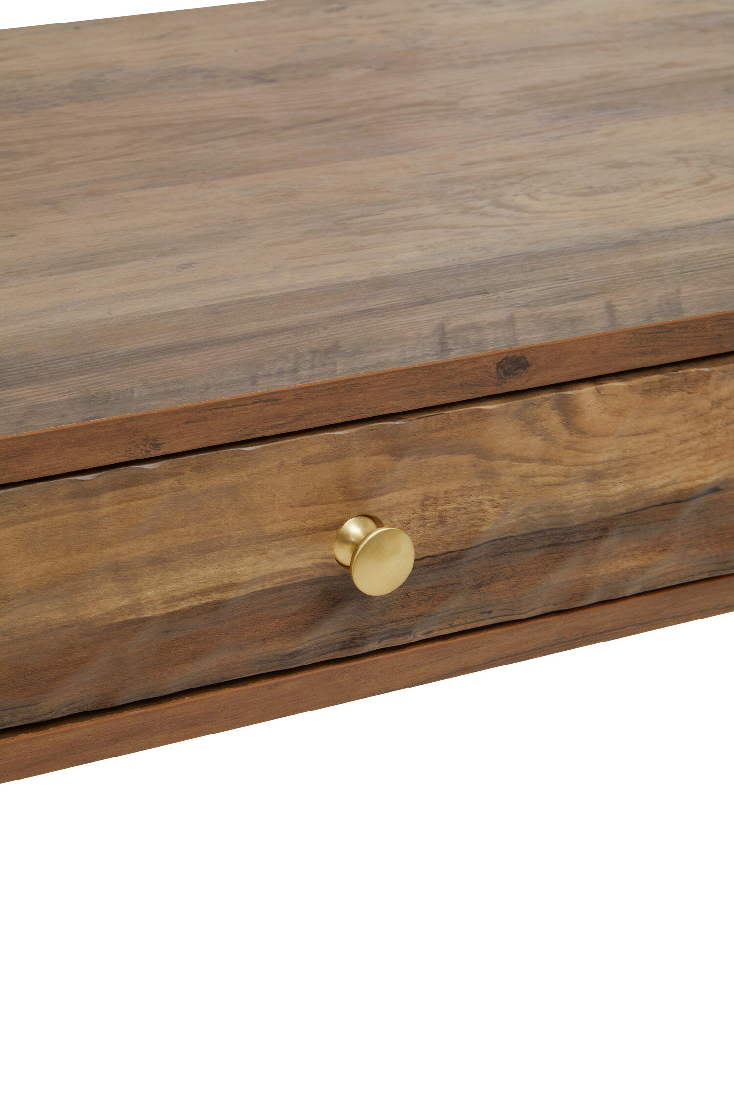 Malin Wood Veneer Two Drawer Console Table - The Orchard Home and Gifts