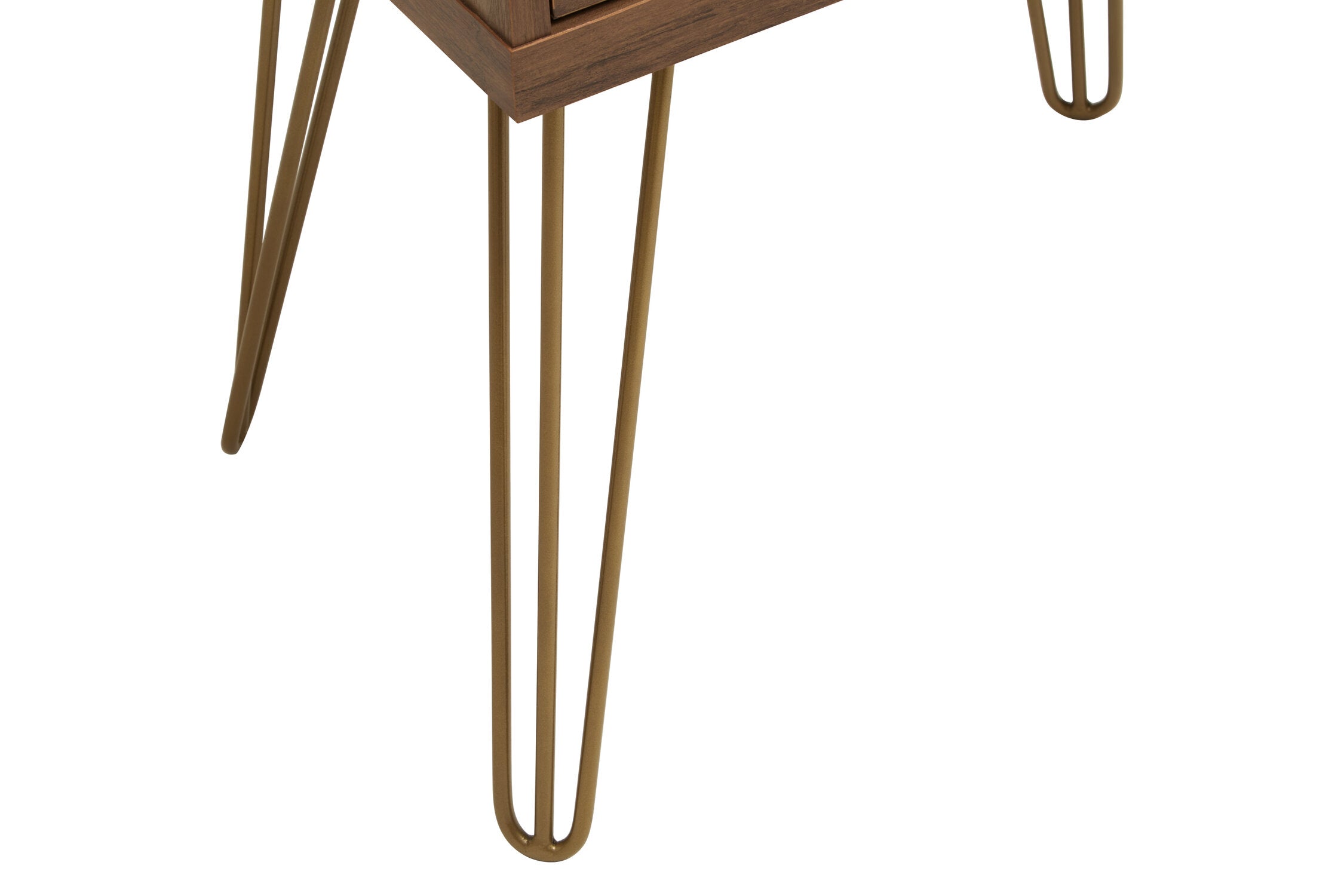 Albin One Drawer Side Table with Hairpin Legs - The Orchard Home and Gifts