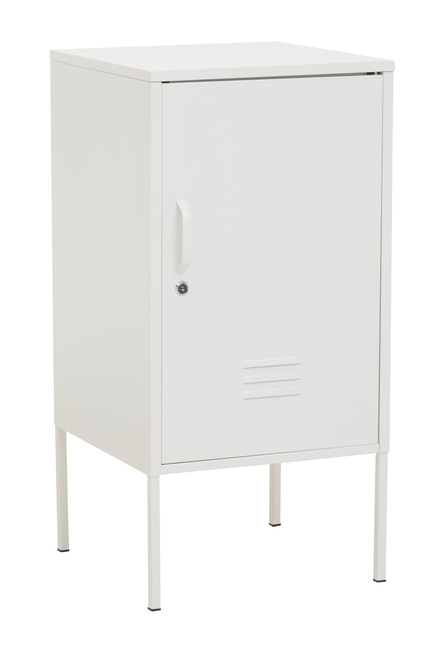 Stamford Small White Metal Locker - The Orchard Home and Gifts