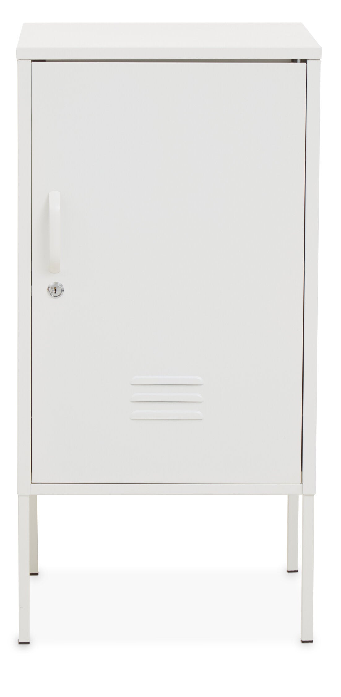 Stamford Small White Metal Locker - The Orchard Home and Gifts