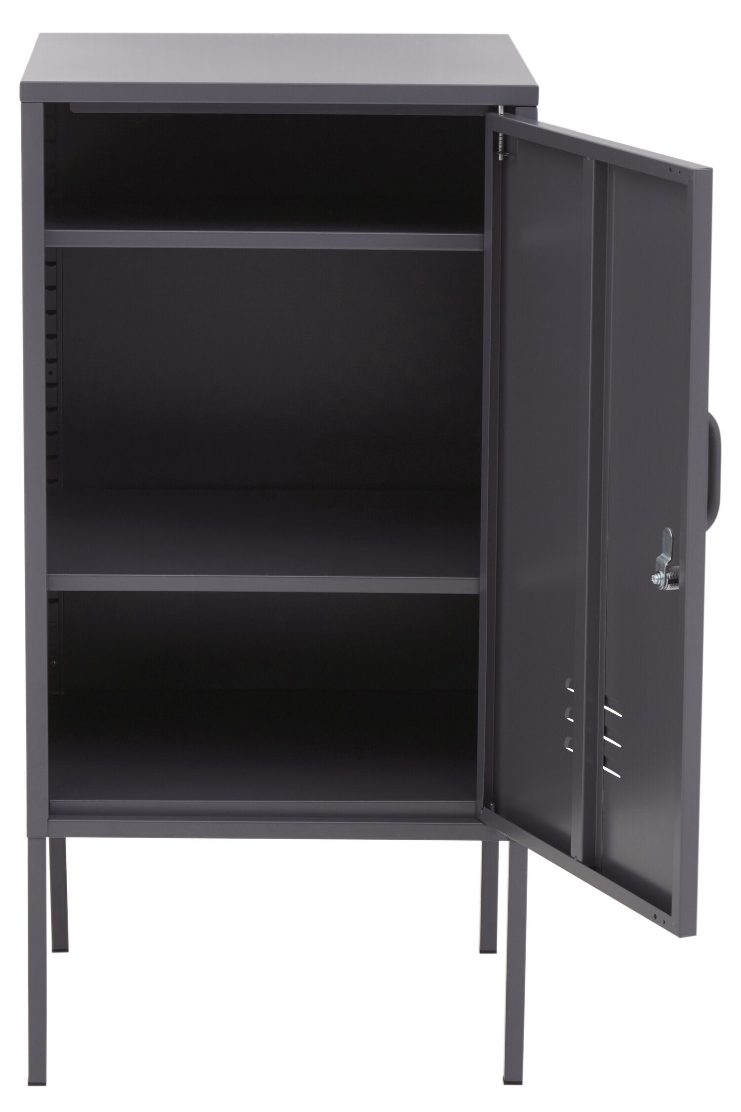 Stamford Small Grey One Door Metal Locker - The Orchard Home and Gifts