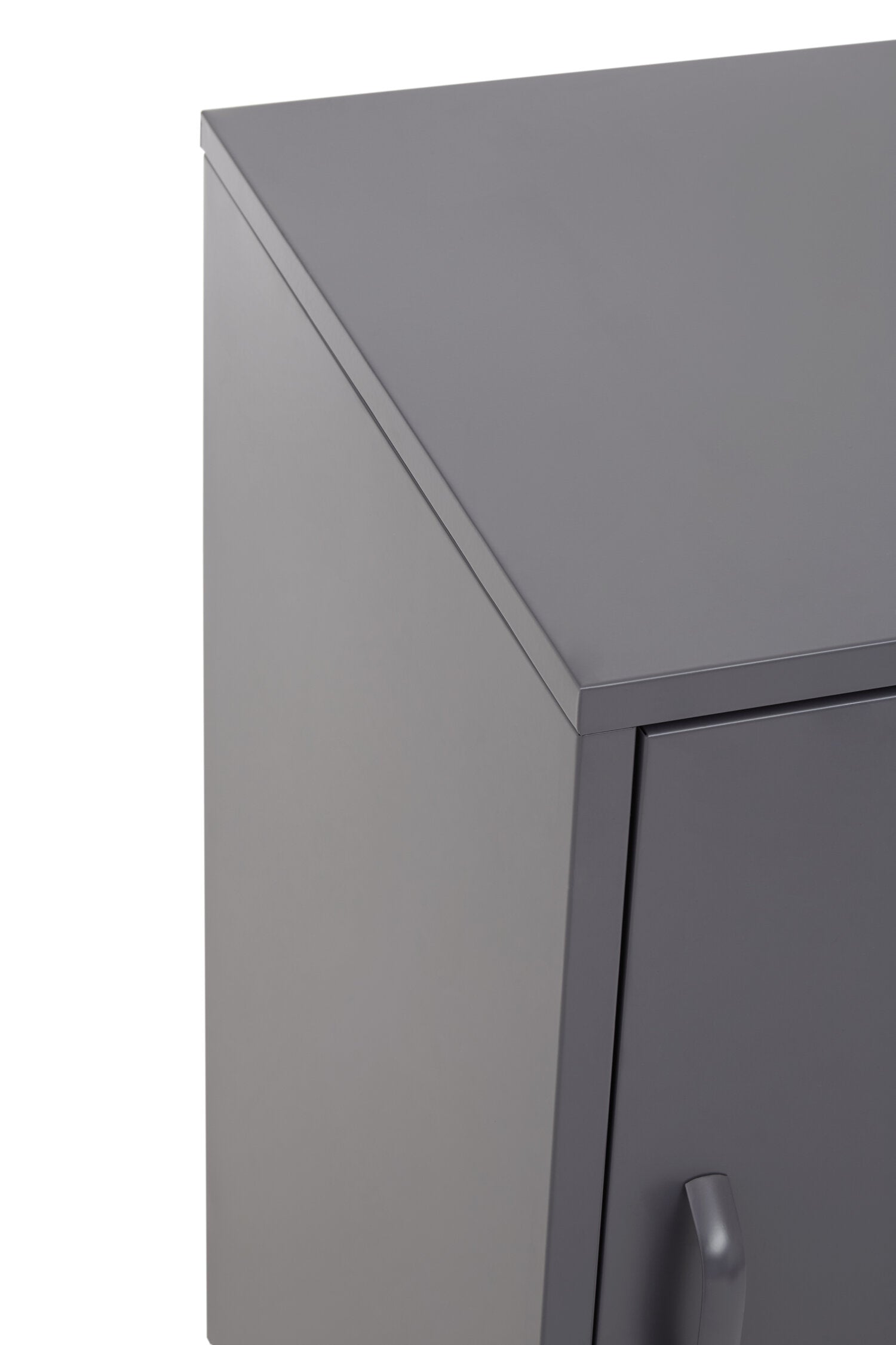 Stamford Small Grey One Door Metal Locker - The Orchard Home and Gifts
