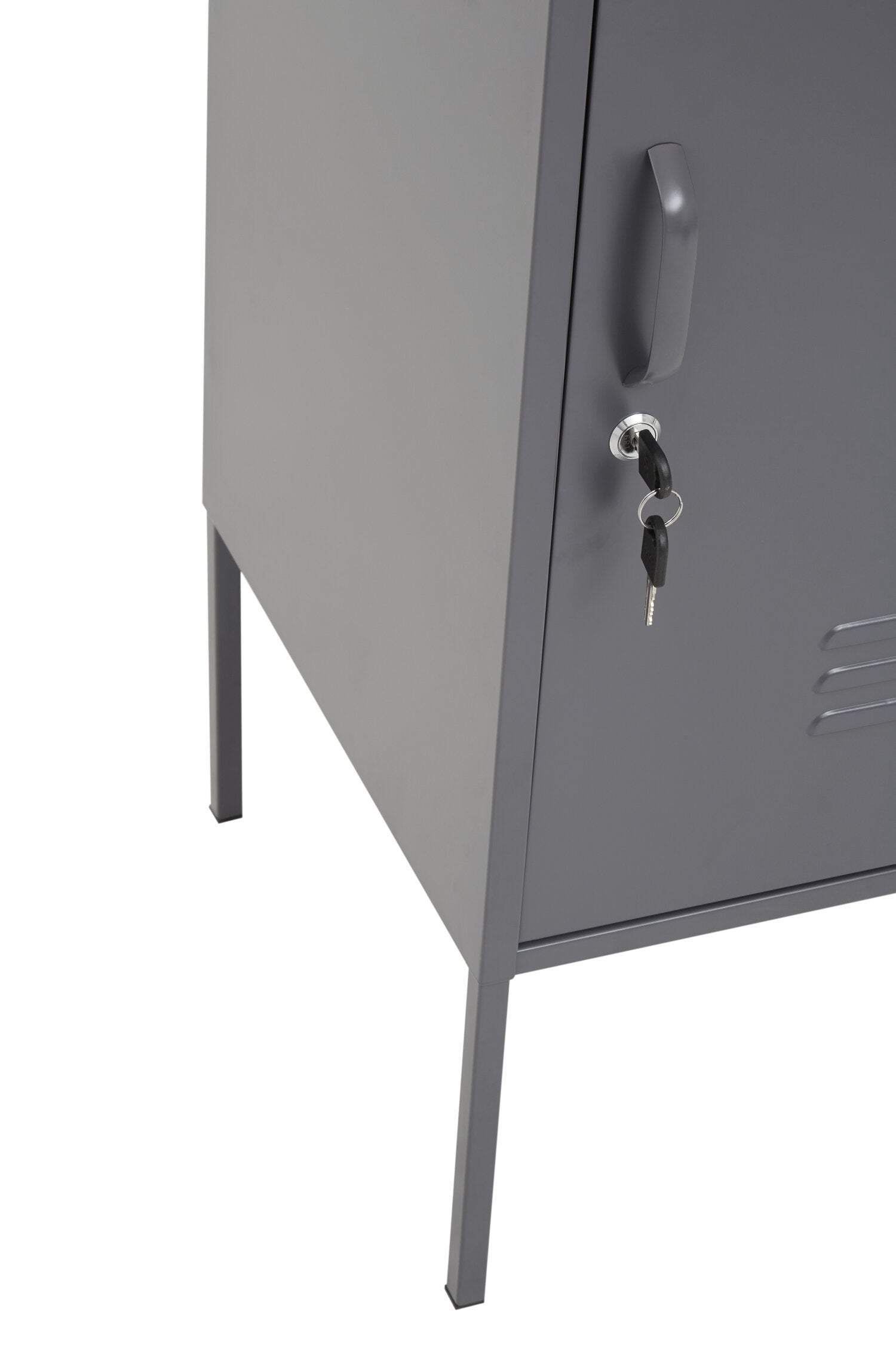 Stamford Small Grey One Door Metal Locker - The Orchard Home and Gifts