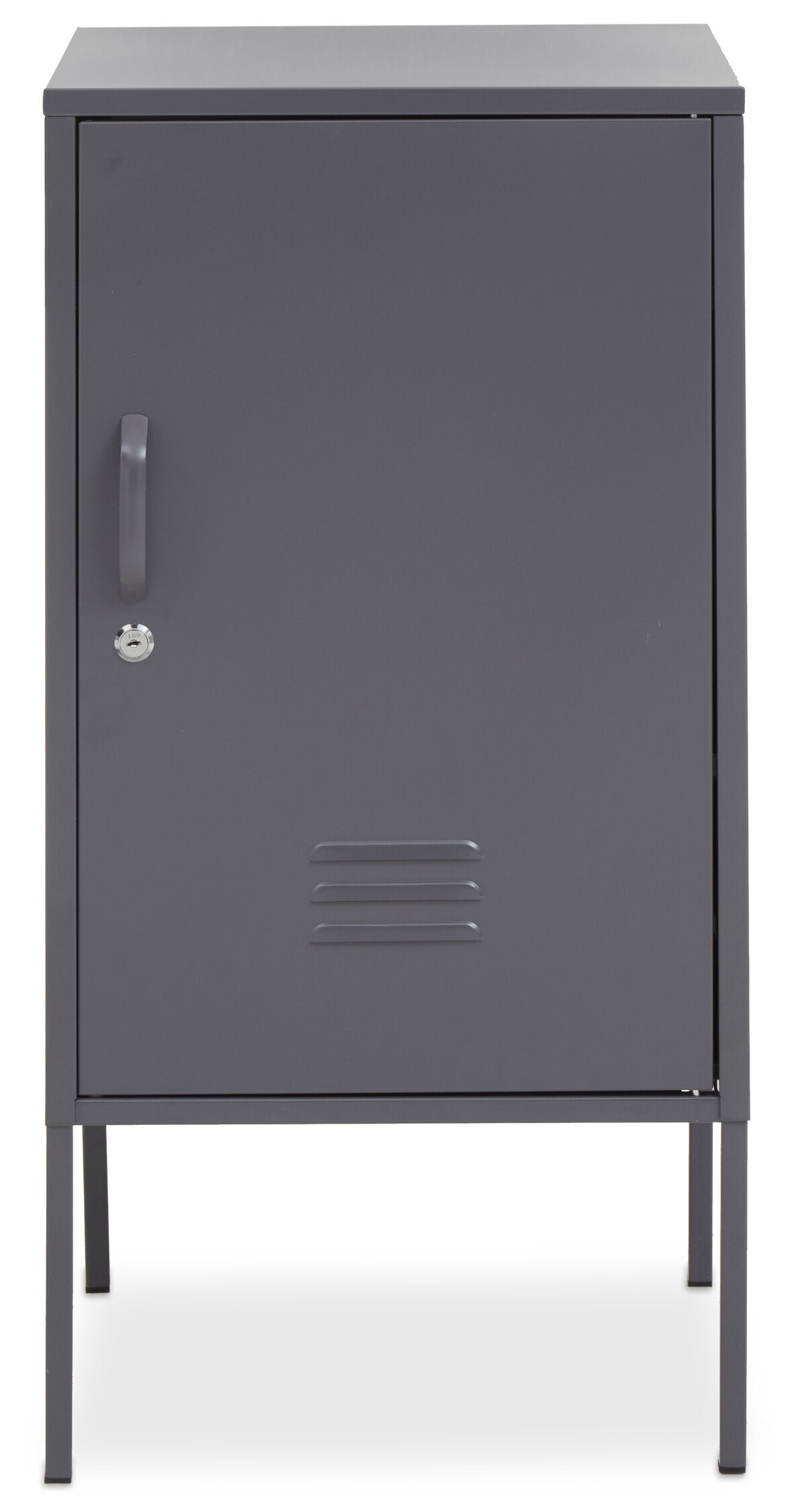 Stamford Small Grey One Door Metal Locker - The Orchard Home and Gifts