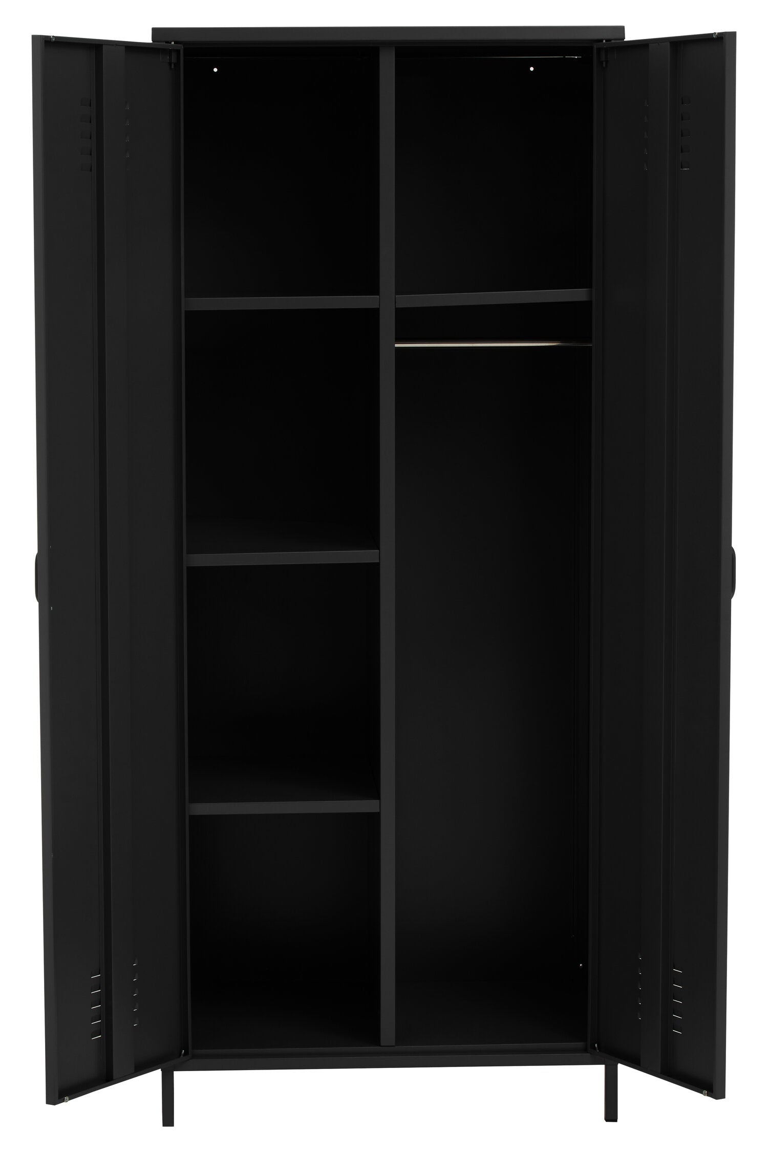 Stamford Black Two Door Metal Locker - The Orchard Home and Gifts