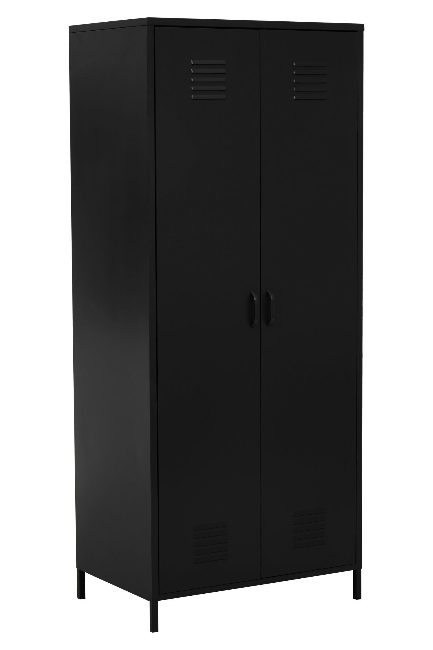 Stamford Black Two Door Metal Locker - The Orchard Home and Gifts