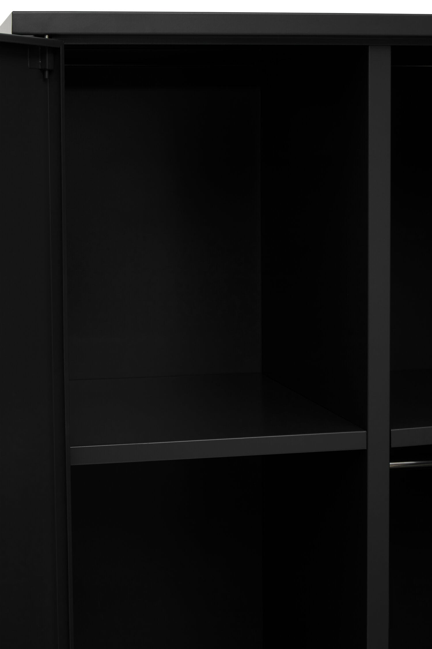 Stamford Black Two Door Metal Locker - The Orchard Home and Gifts