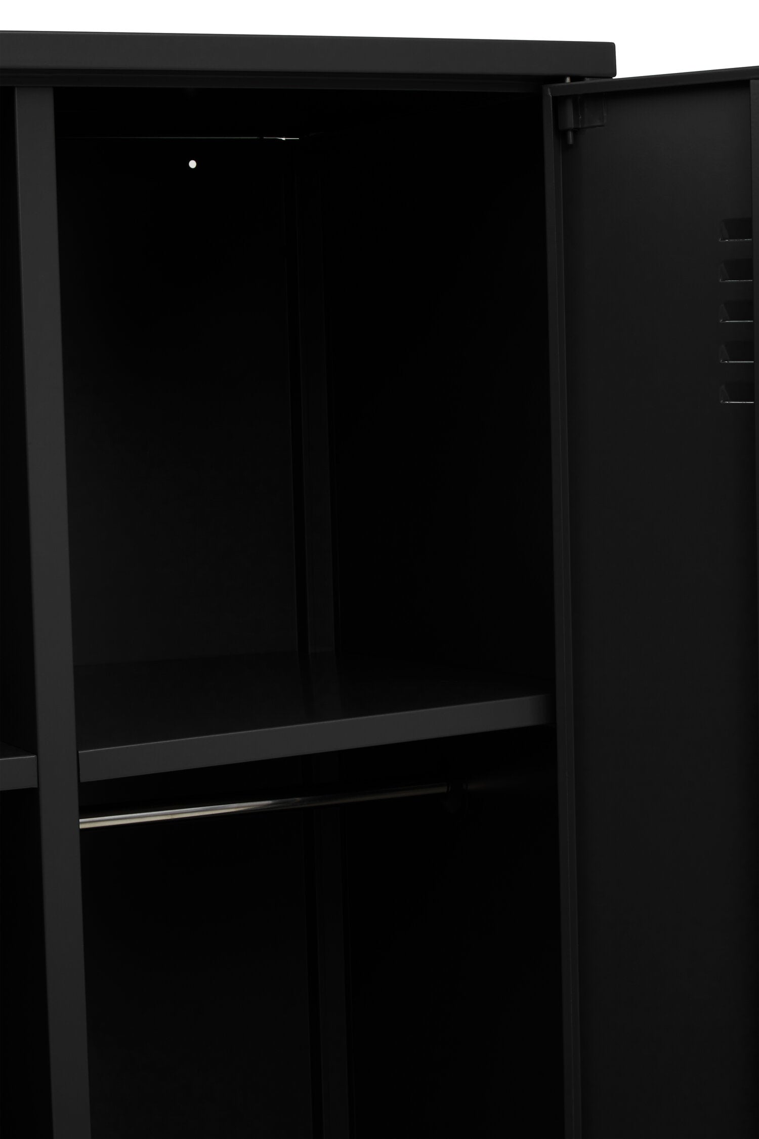 Stamford Black Two Door Metal Locker - The Orchard Home and Gifts