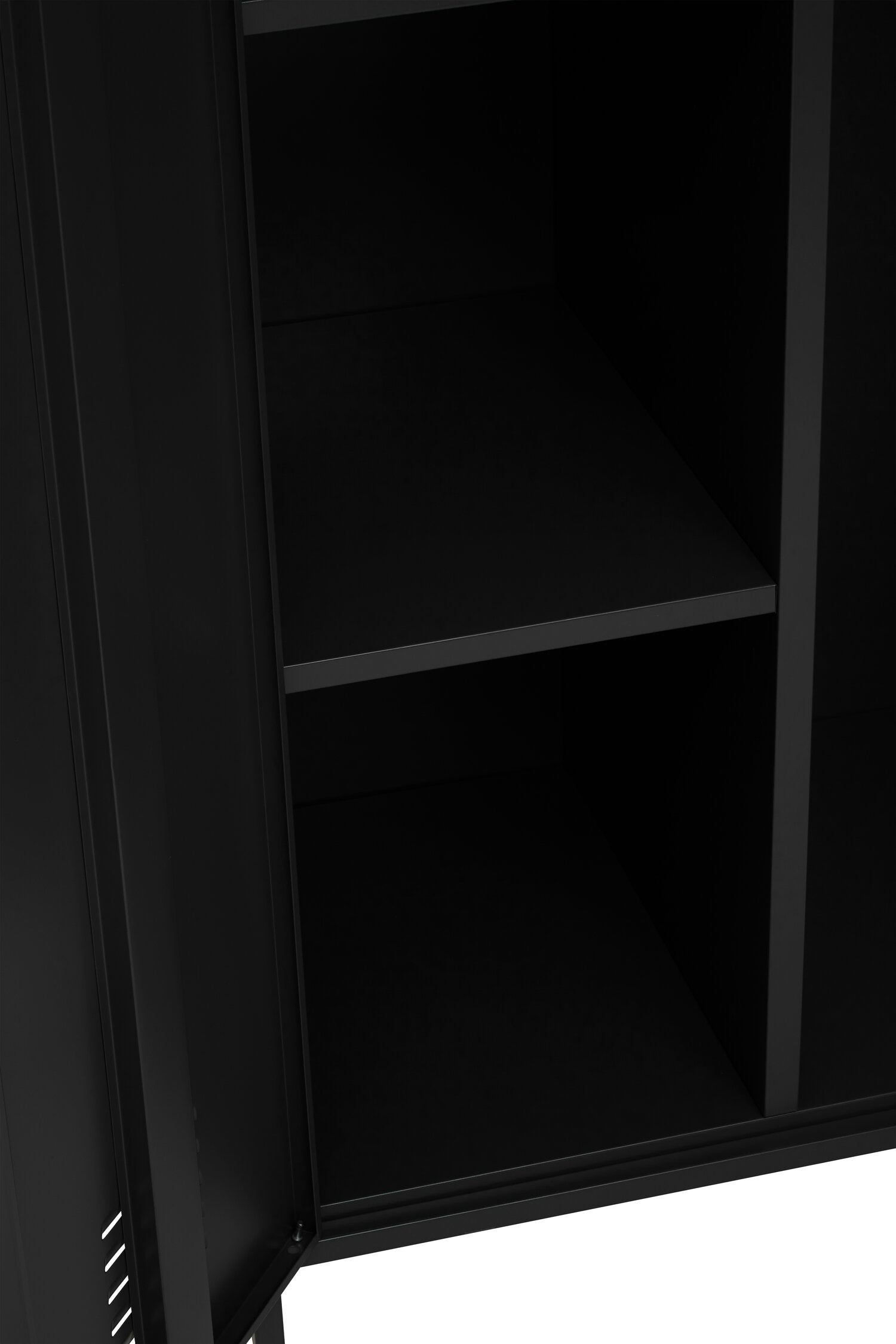 Stamford Black Two Door Metal Locker - The Orchard Home and Gifts