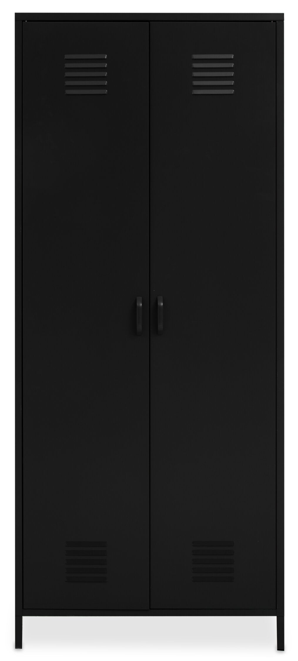 Stamford Black Two Door Metal Locker - The Orchard Home and Gifts