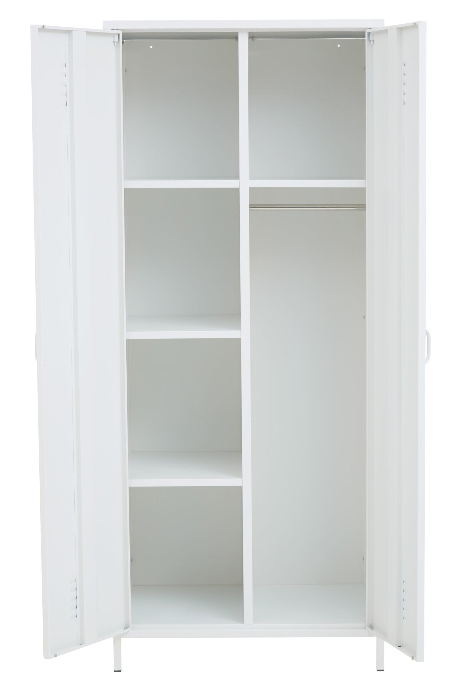 Stamford White Two Door Metal Locker - The Orchard Home and Gifts
