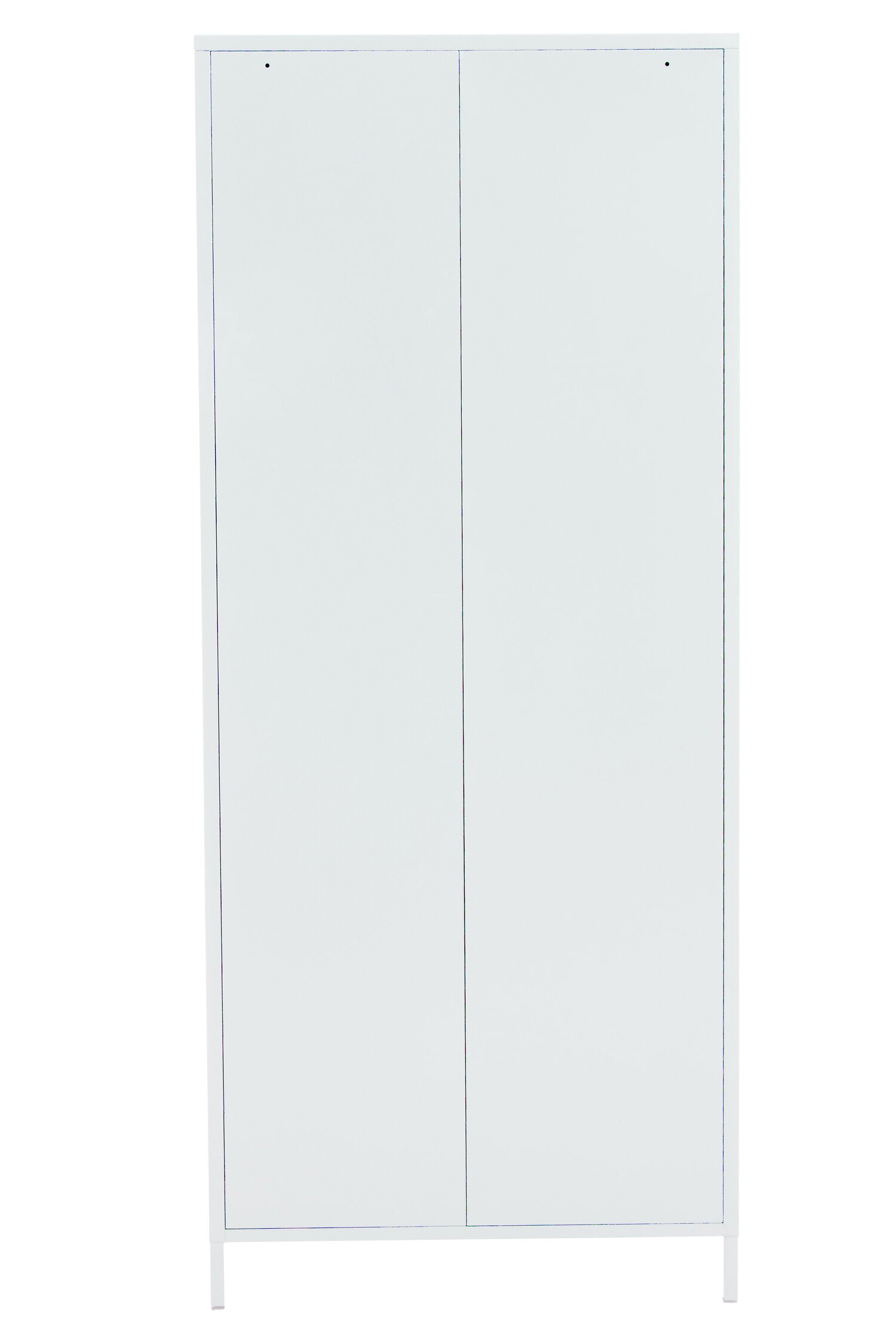 Stamford White Two Door Metal Locker - The Orchard Home and Gifts