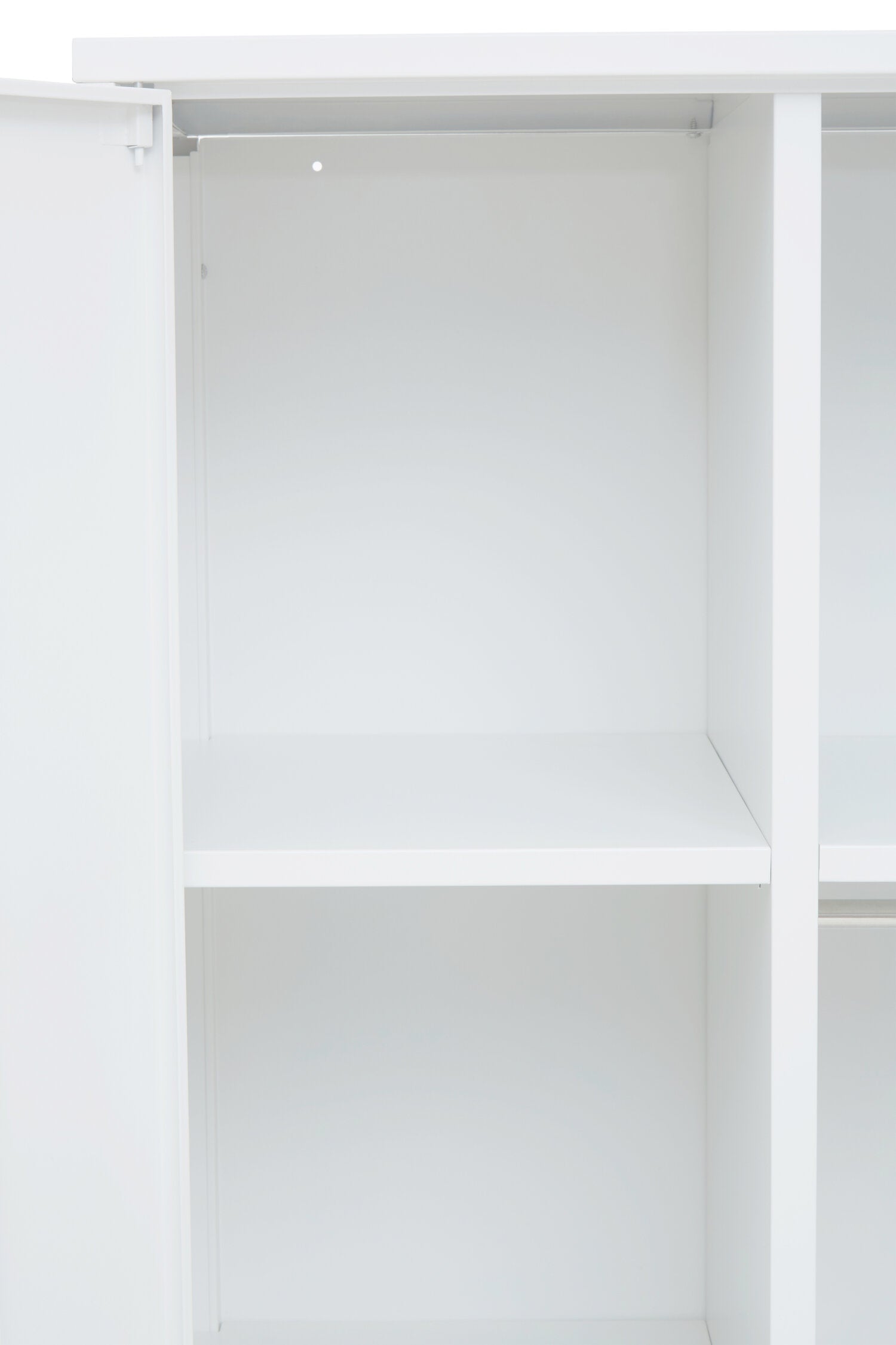 Stamford White Two Door Metal Locker - The Orchard Home and Gifts